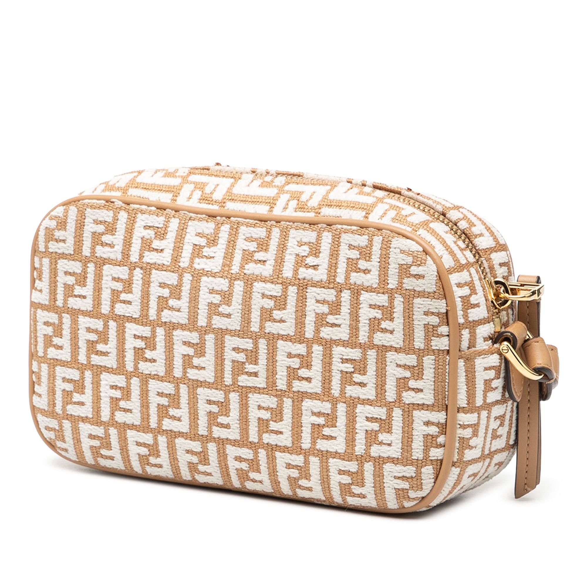 Fendi Fendi Mini Raffia FF 1974 Camera Bag Size ONE SIZE - 2 Thumbnail