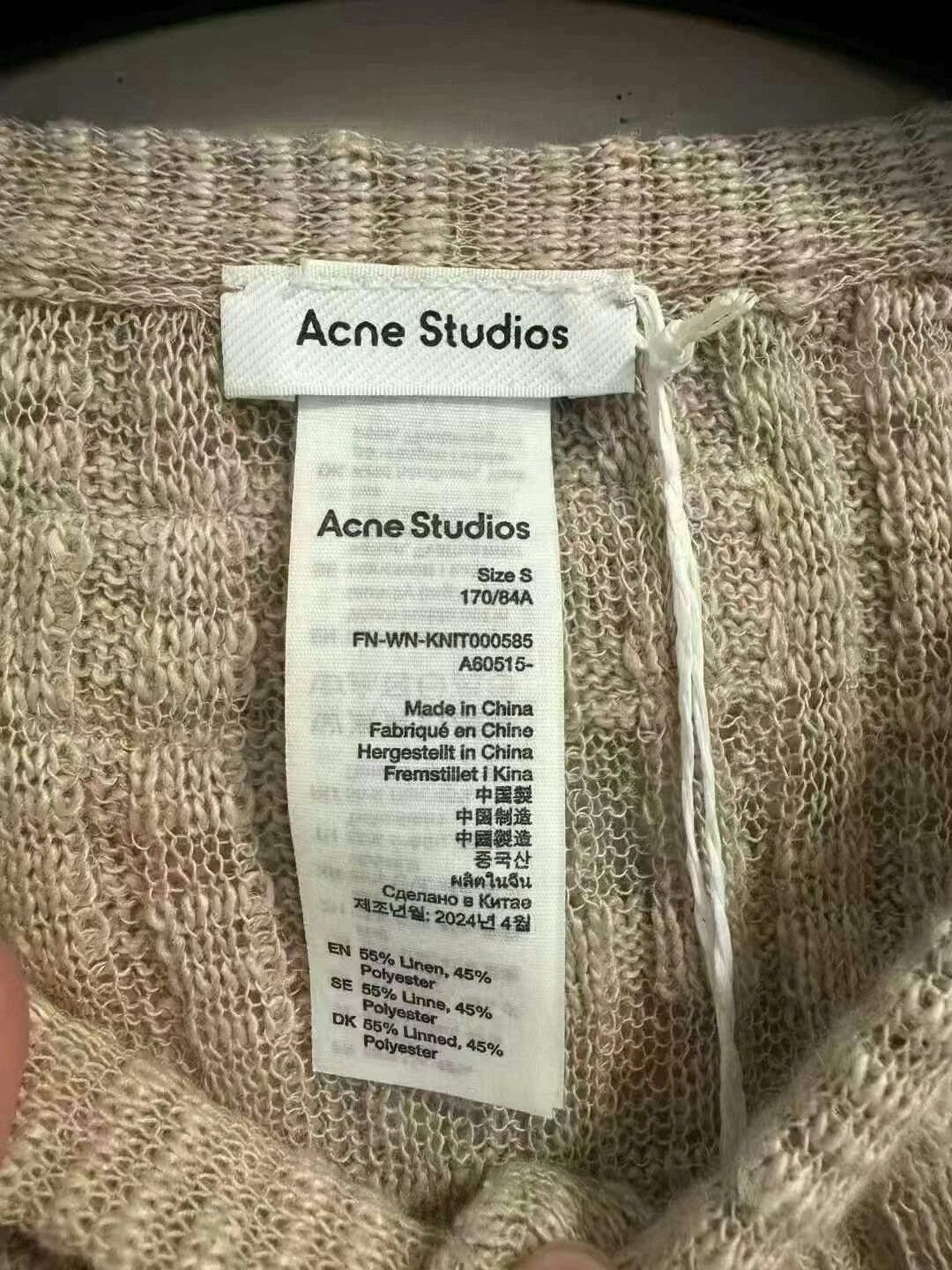 Acne Studios pink knitted cardigan from Acne Studios Size S / US 4 / IT 40 - 5 Thumbnail