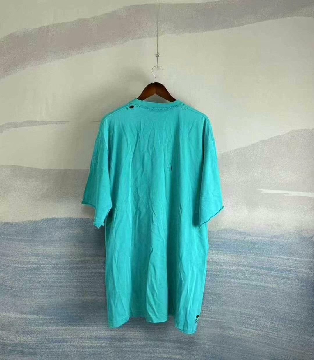 Balenciaga balenciaga lake green graphic short sleeve t-shirt Size US M / EU 48-50 / 2 - 4 Thumbnail