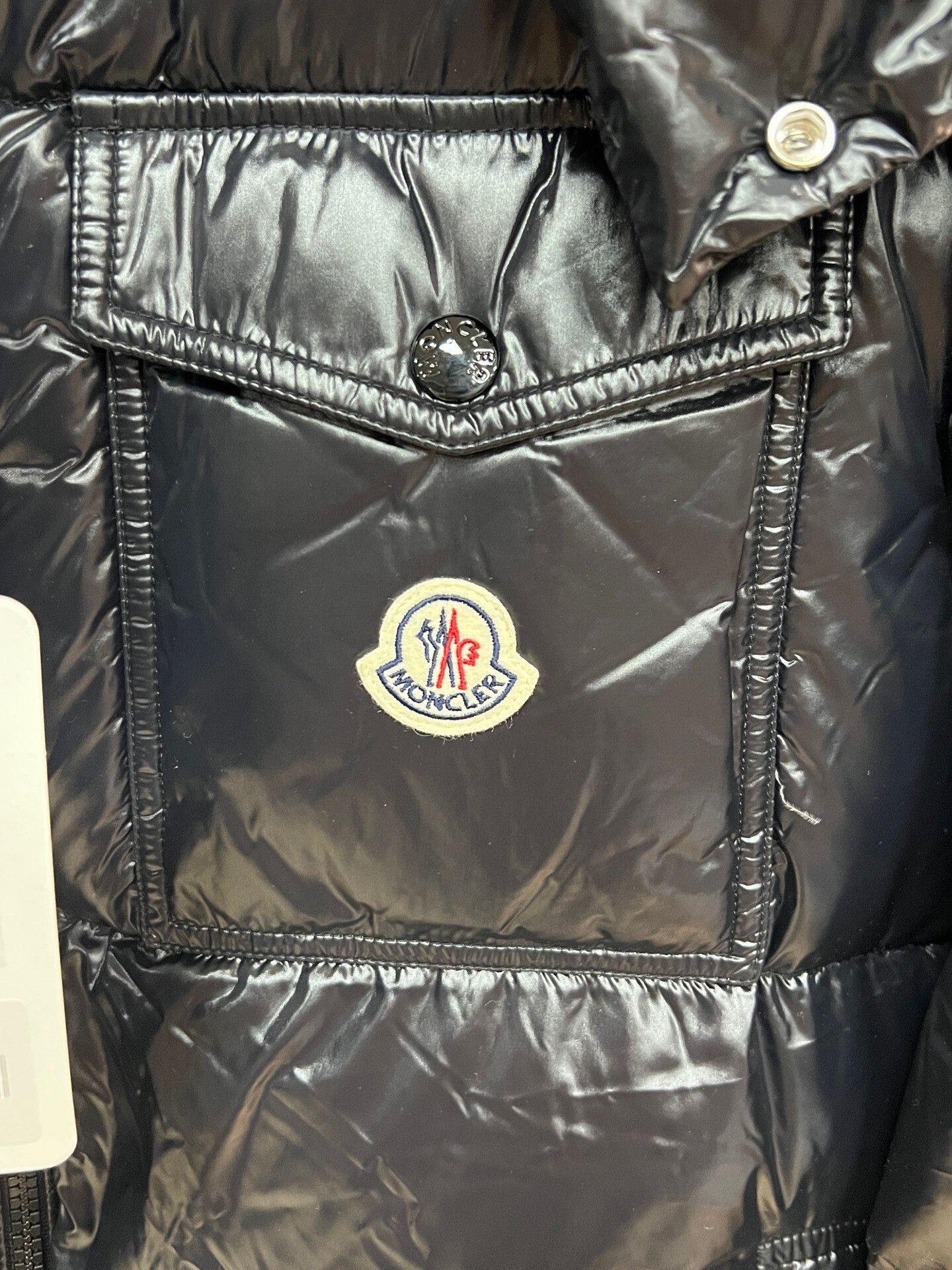Moncler black hooded puffer jacket by Moncler Size US XL / EU 56 / 4 - 3 Thumbnail