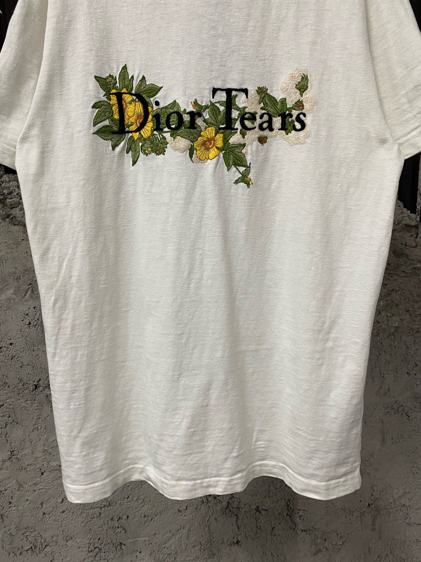 Dior Dior Embroidered Floral Short Sleeve Top Size S / US 4 / IT 40 - 4 Thumbnail