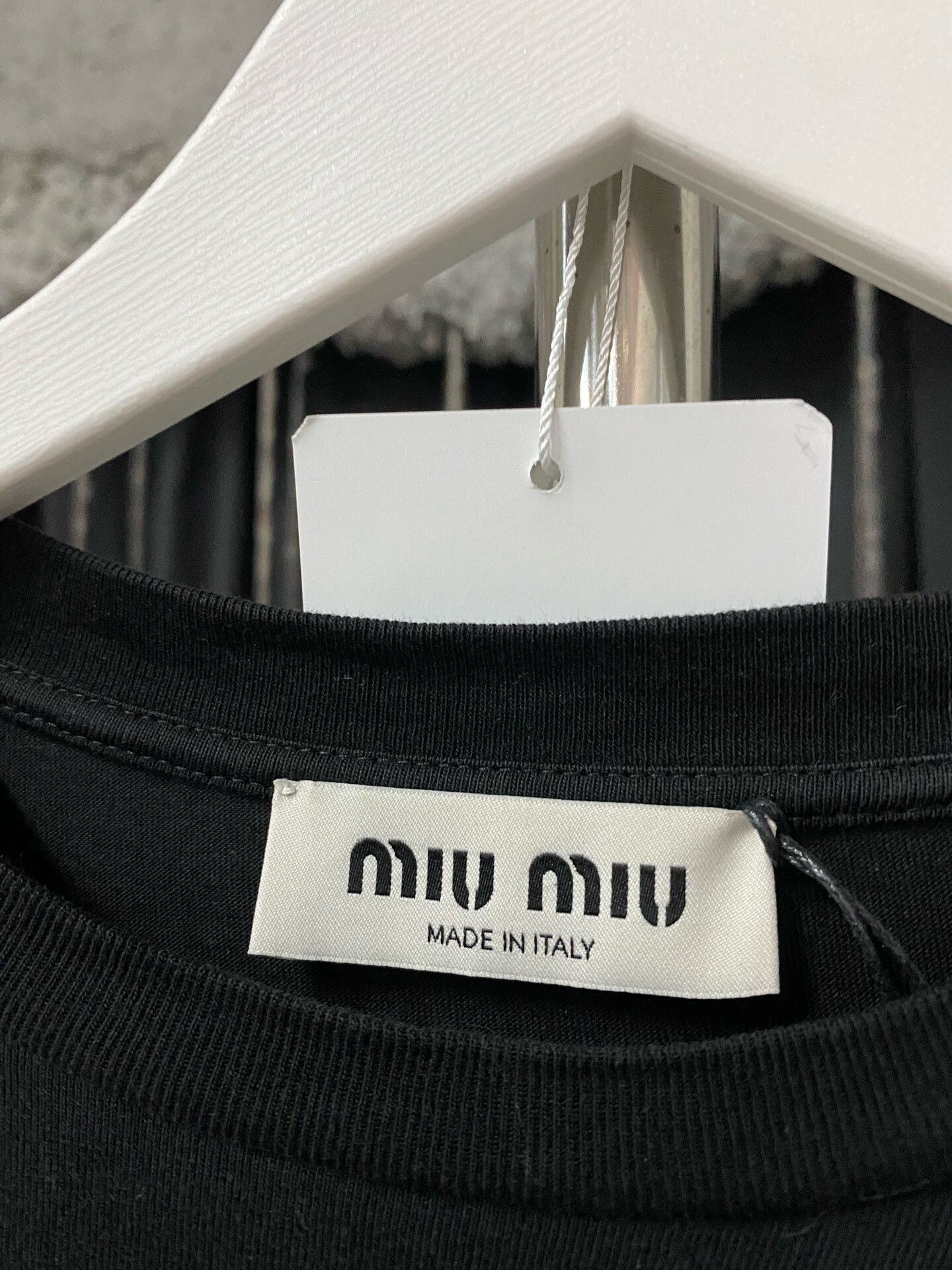 Miu Miu miumiu black long sleeve heart top Size XS / US 0-2 / IT 36-38 - 5 Thumbnail