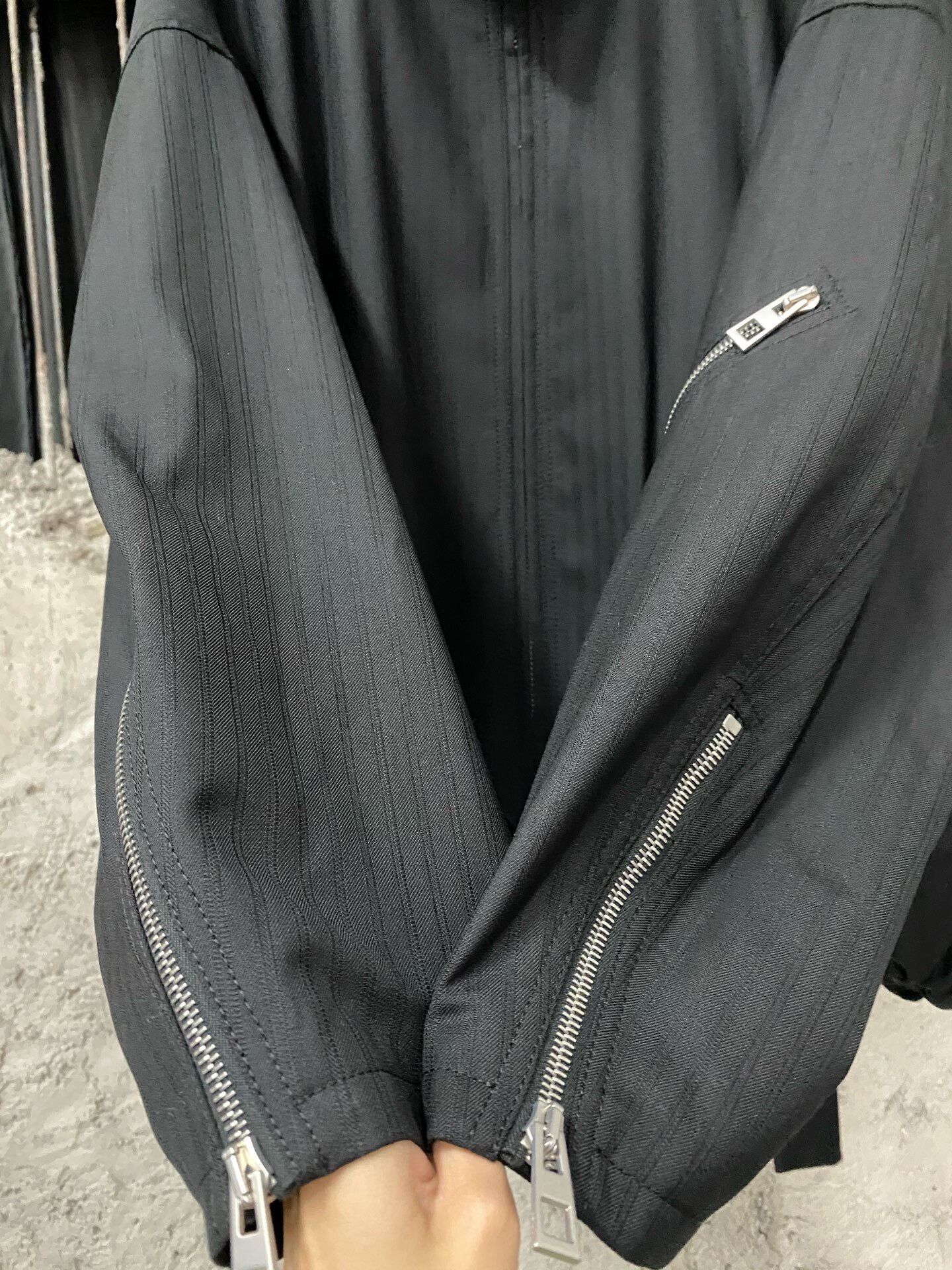 Loewe Loewe Black Wool Balloon Jacket Size M / US 6-8 / IT 42-44 - 6 Thumbnail