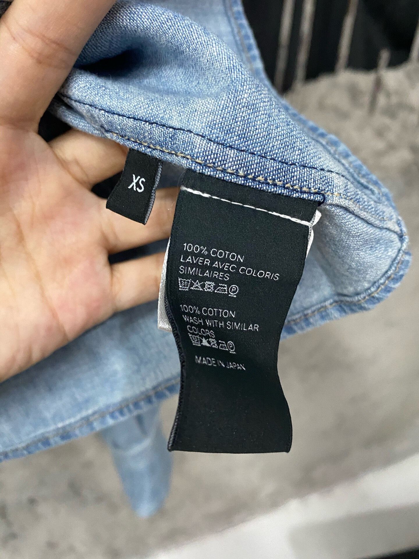 Celine celine denim shirt with cropped design Size XS / US 0-2 / IT 36-38 - 7 Thumbnail