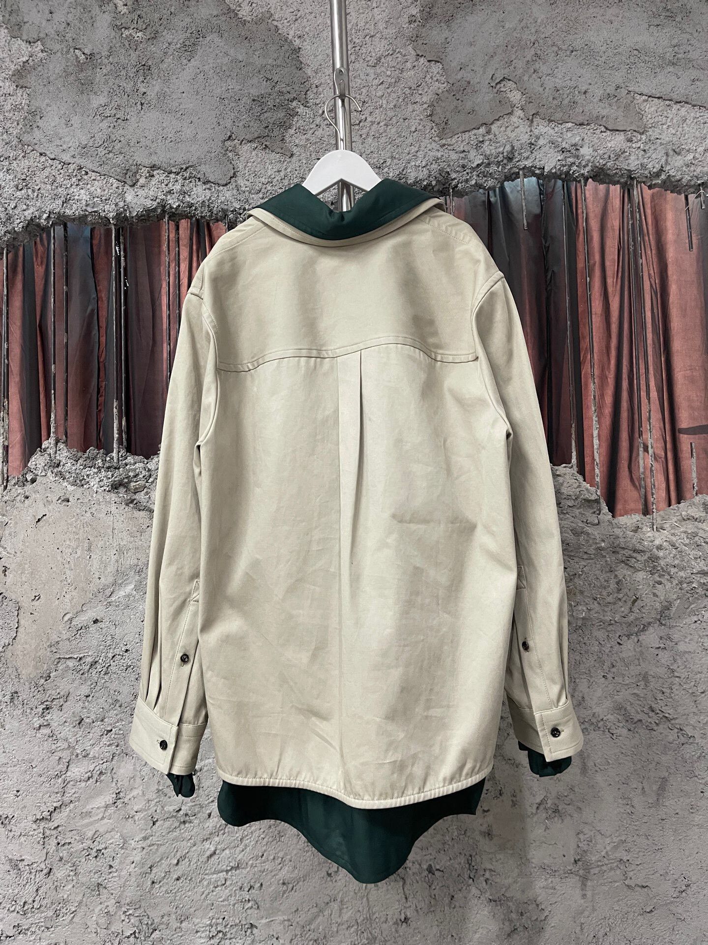 Bottega Veneta Bottega Veneta Double Layered Shirt Jacket Size US L / EU 52-54 / 3 - 2 Thumbnail