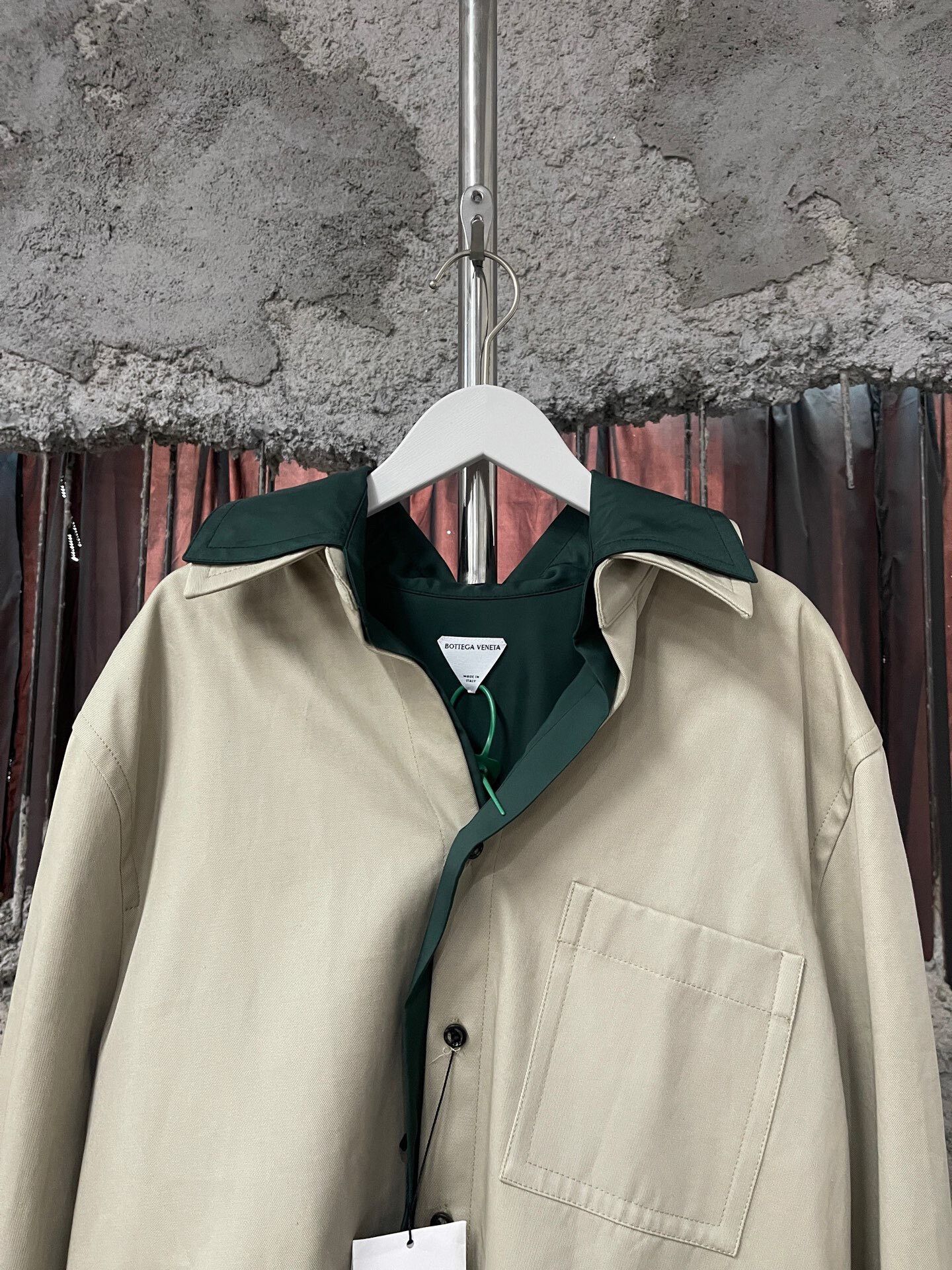 Bottega Veneta Bottega Veneta Double Layered Shirt Jacket Size US L / EU 52-54 / 3 - 3 Thumbnail
