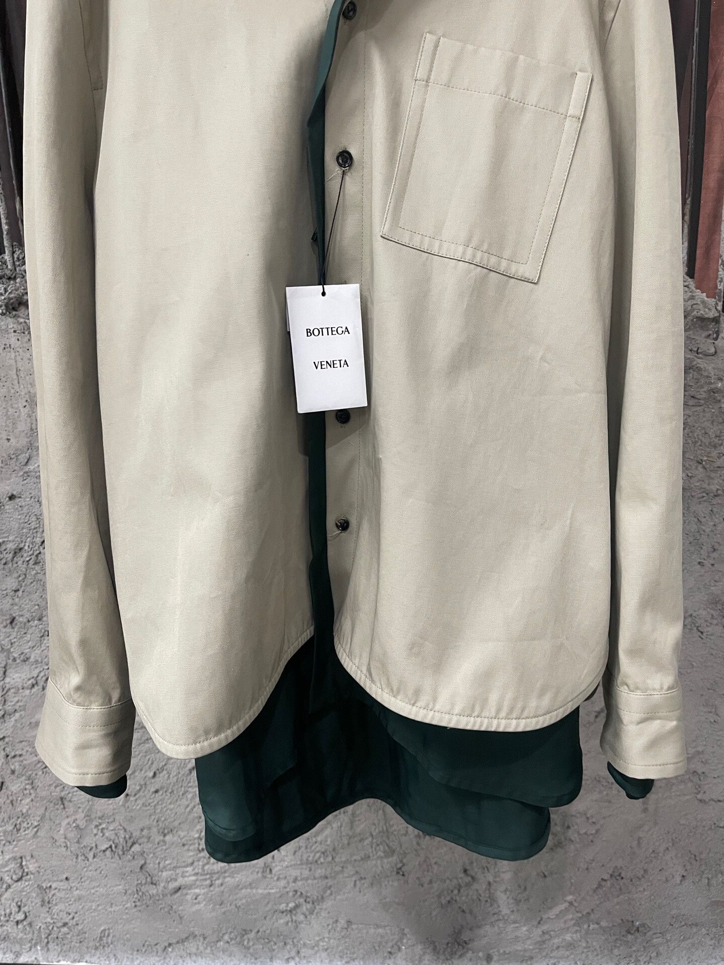 Bottega Veneta Bottega Veneta Double Layered Shirt Jacket Size US L / EU 52-54 / 3 - 4 Thumbnail