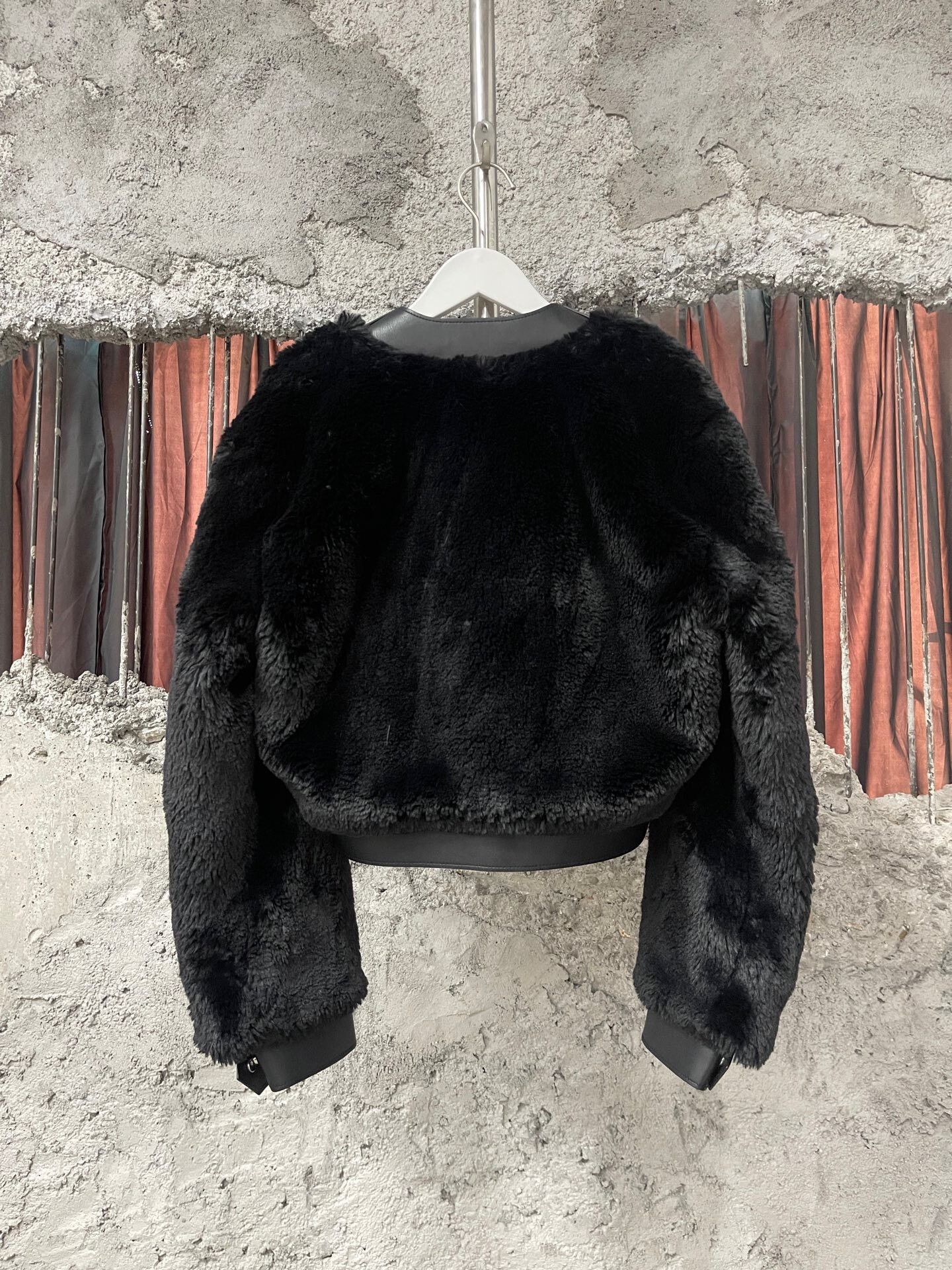 Alexander Wang black fur jacket by Alexander Wang Size S / US 4 / IT 40 - 2 Thumbnail