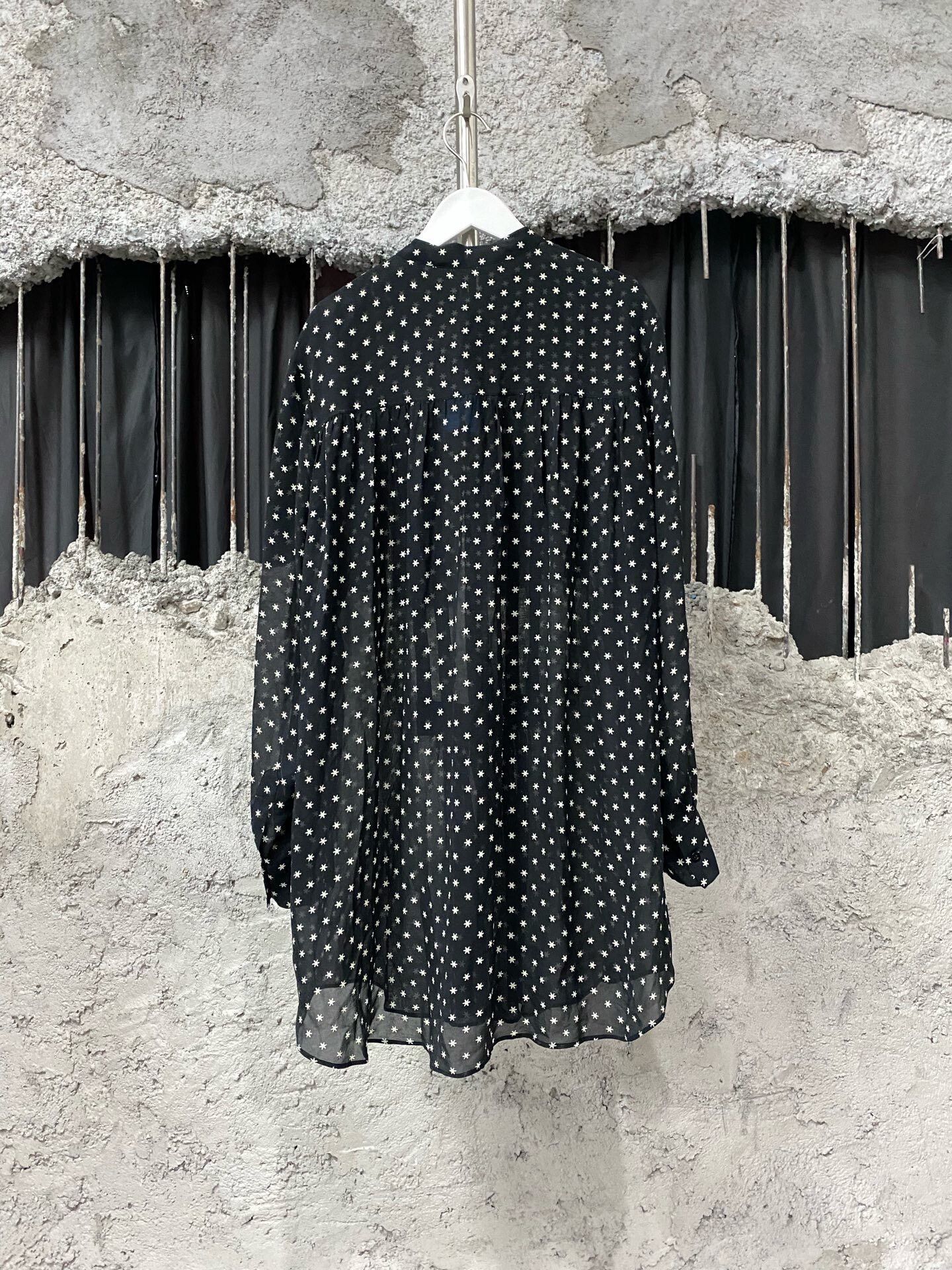 Dior black silk polka dot shirt by Dior Size XS / US 0-2 / IT 36-38 - 2 Thumbnail