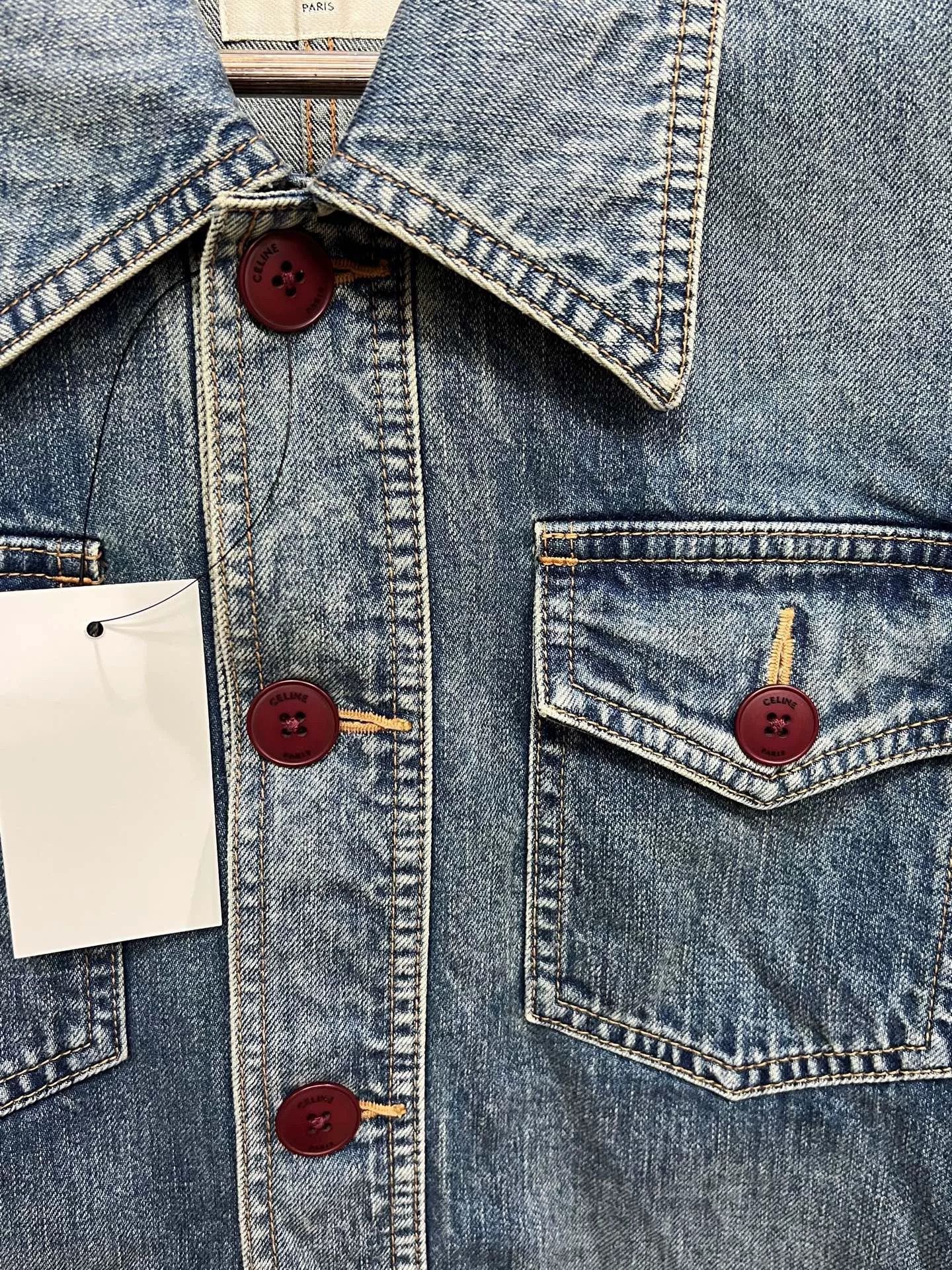 Celine celine multi-pocket denim jacket for women Size US M / EU 48-50 / 2 - 3 Thumbnail