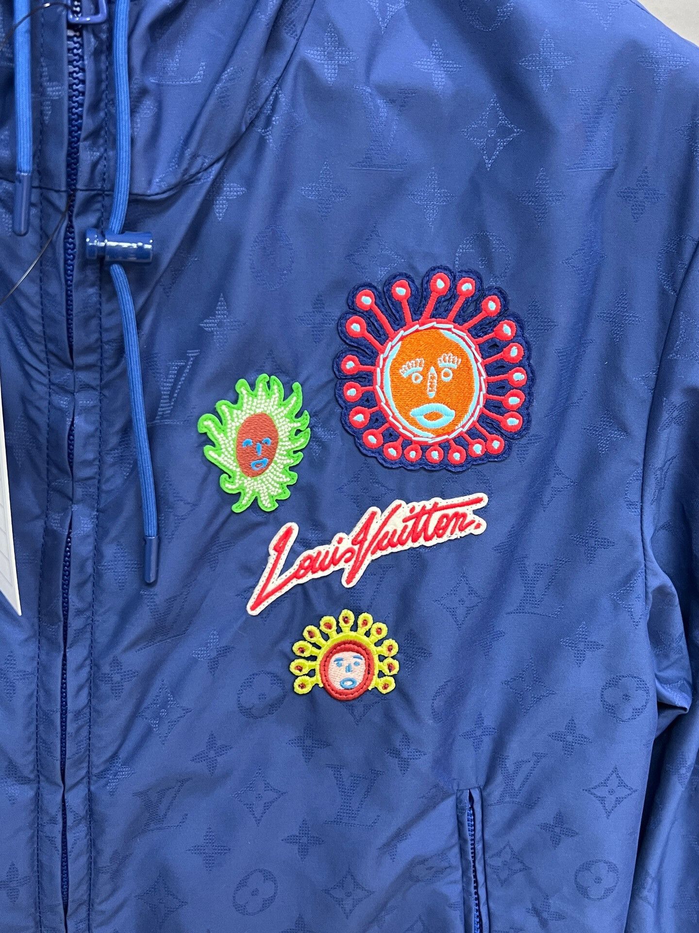 Louis Vuitton louis vuitton blue camouflage windbreaker jacket Size US L / EU 52-54 / 3 - 3 Thumbnail