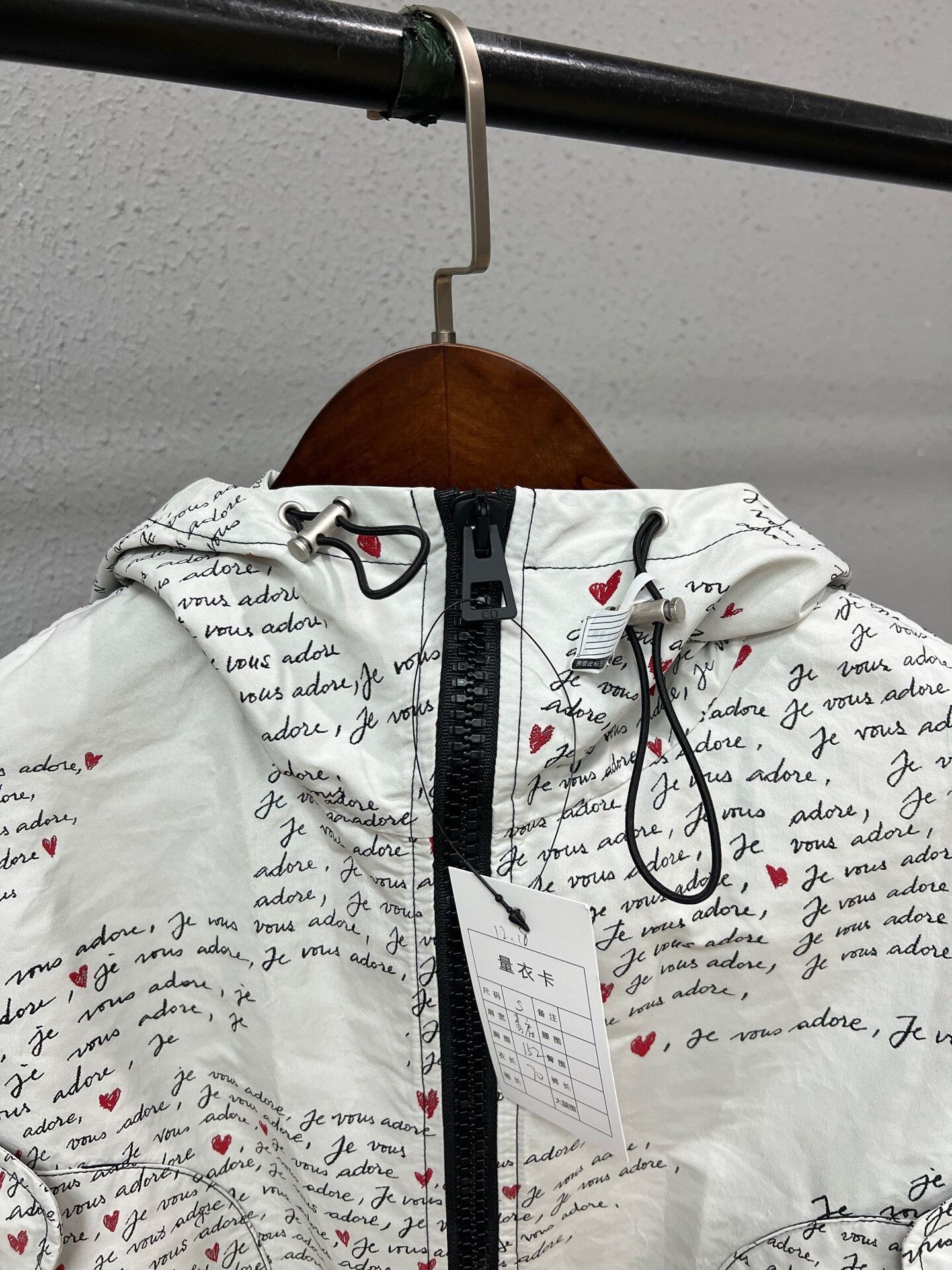 Dior dior white heart limited edition jacket Size S / US 4 / IT 40 - 4 Thumbnail