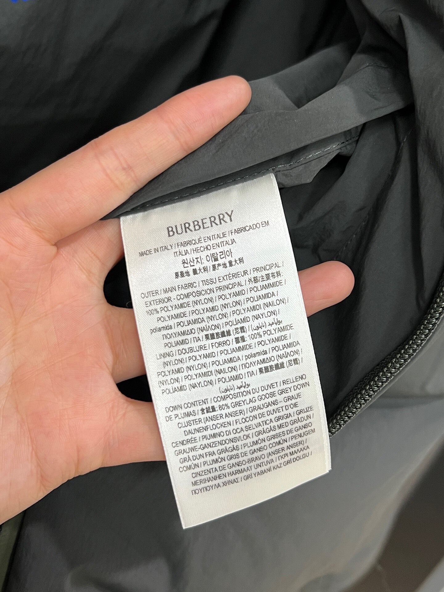 Burberry burberry new puffer jacket in gray Size US L / EU 52-54 / 3 - 6 Thumbnail