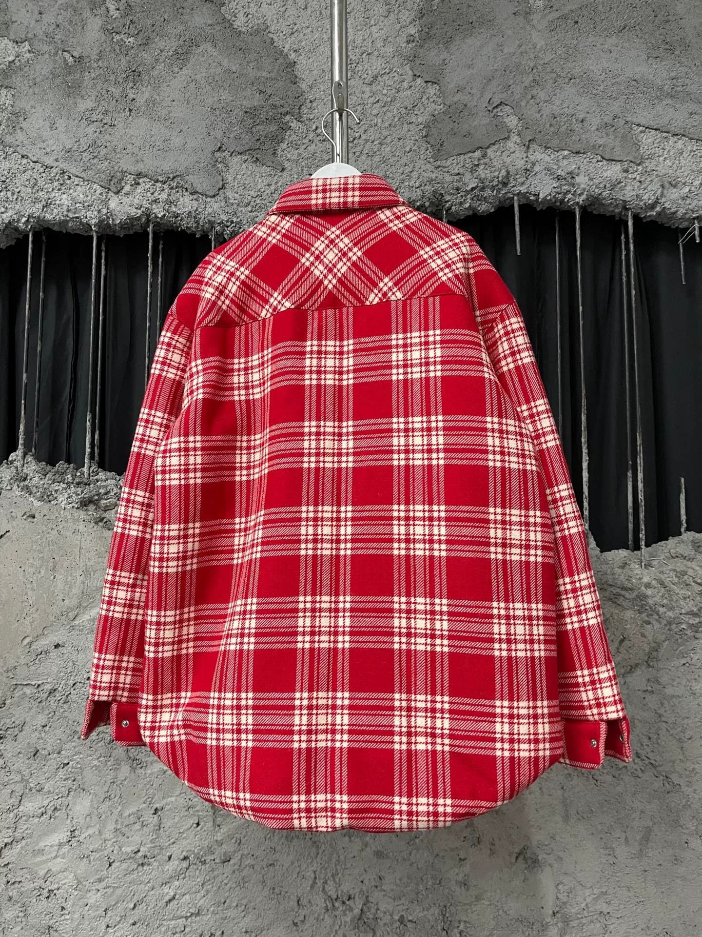 Miu Miu red plaid cotton shirt for Christmas Size M / US 6-8 / IT 42-44 - 2 Thumbnail