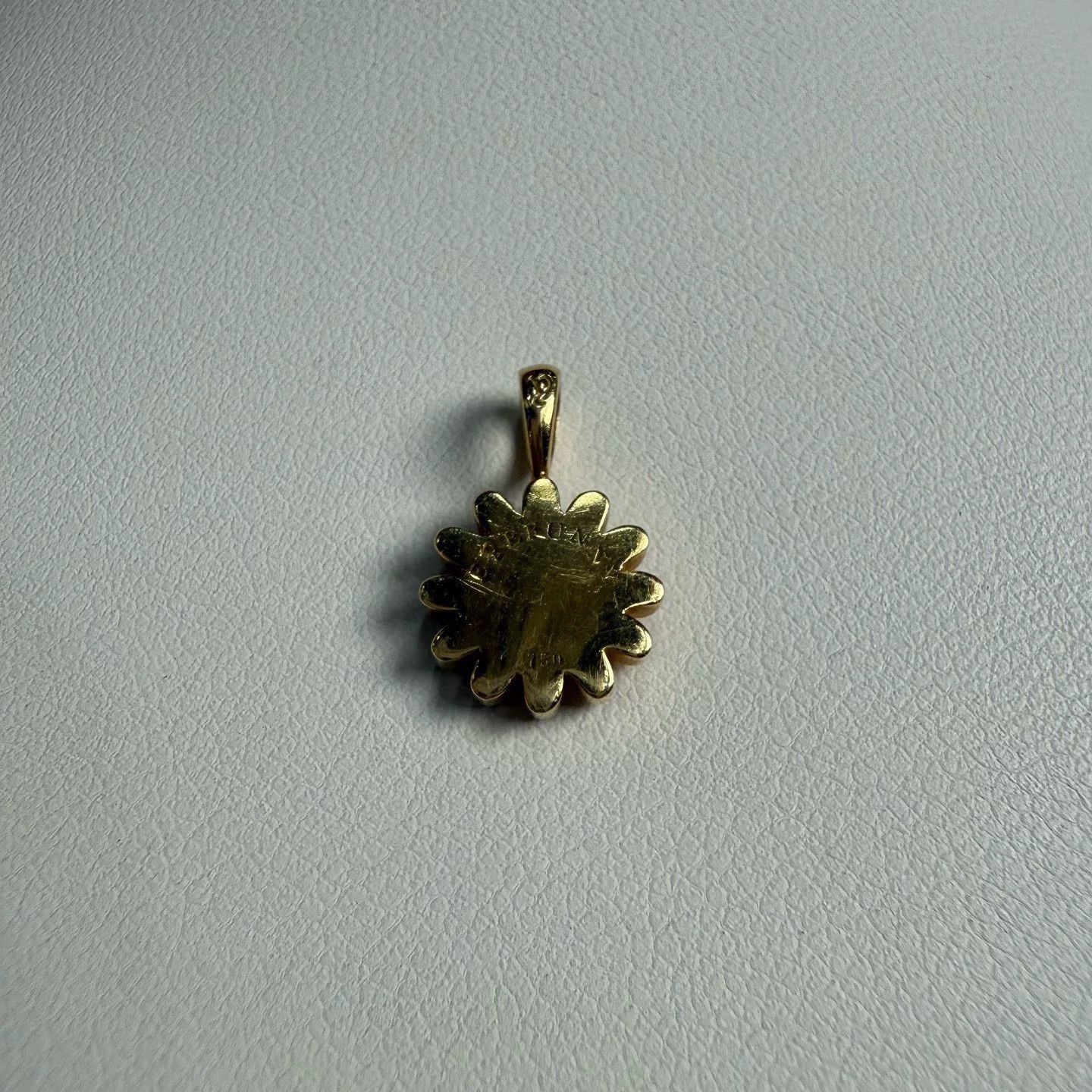 EYEFUNNY 18k Gold Diamond Daisy Pendant Size ONE SIZE - 2 Thumbnail