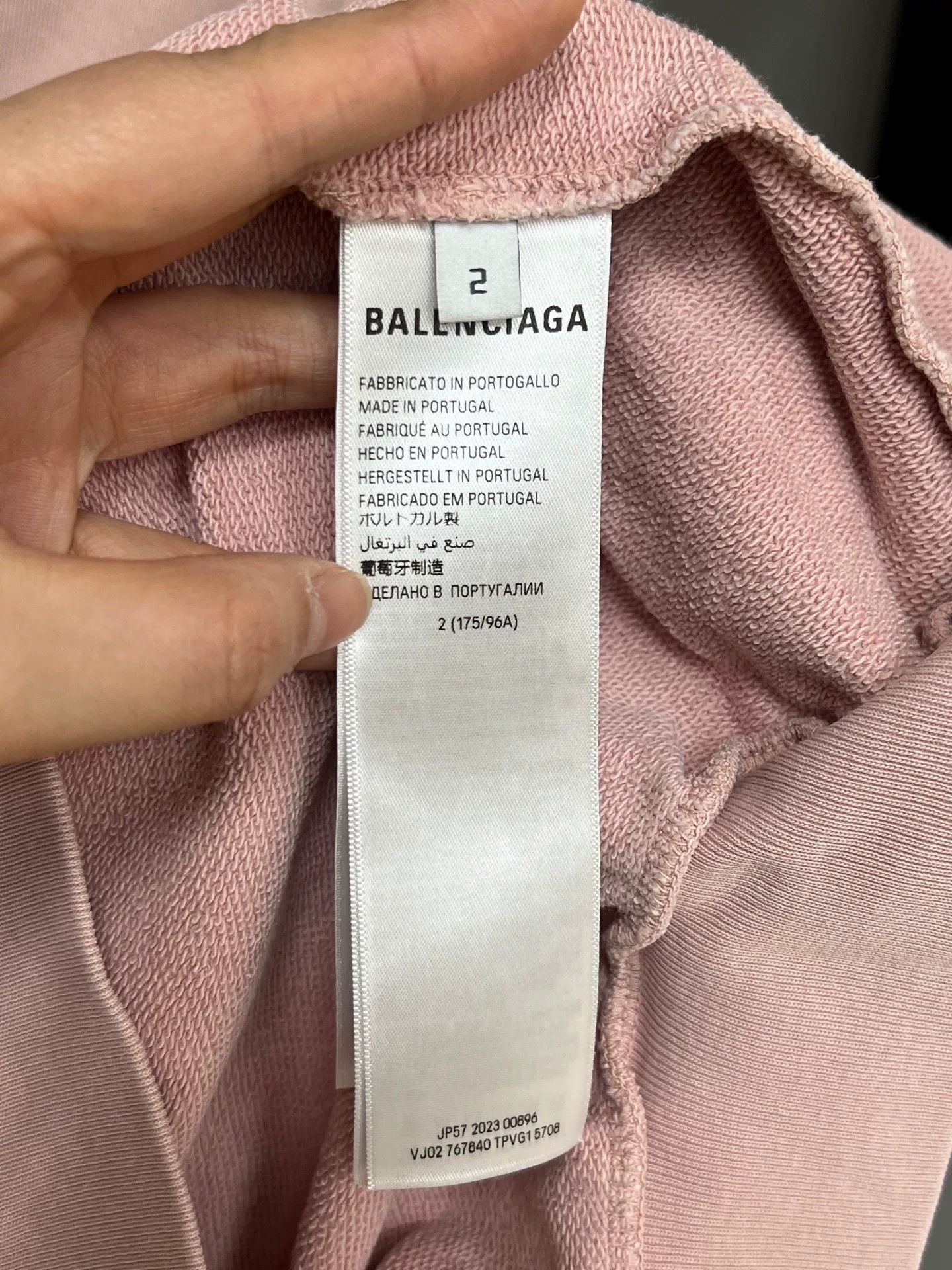 Balenciaga balenciaga pink zip jacket Size S / US 4 / IT 40 - 2 Thumbnail