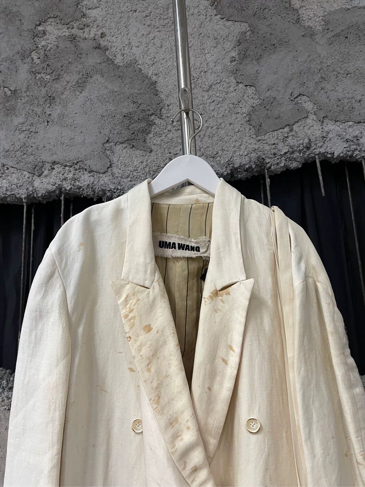 Uma Wang uma wang irregular tea-dyed coat Size S / US 4 / IT 40 - 3 Thumbnail