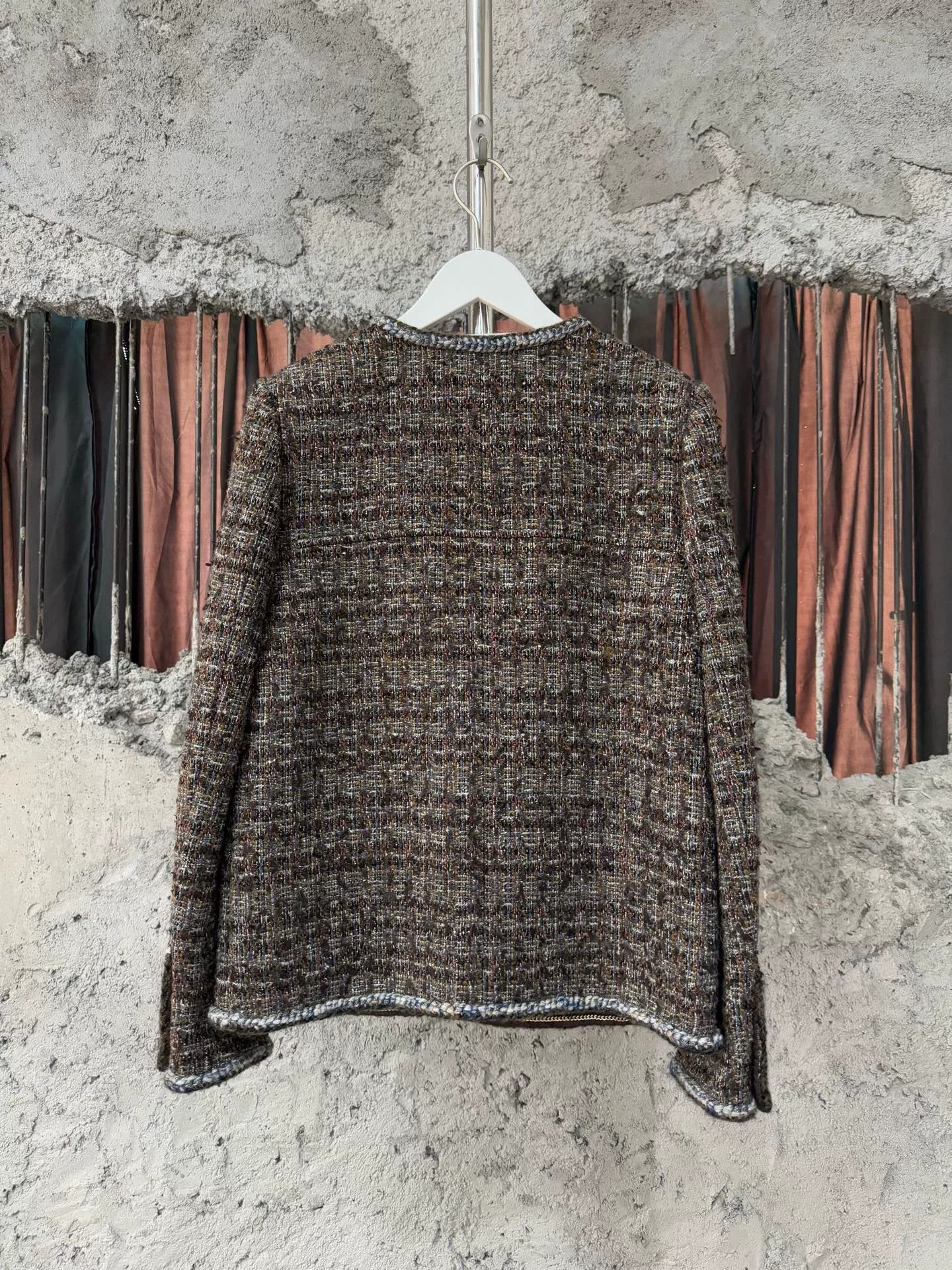 chanel forest series tweed jacket