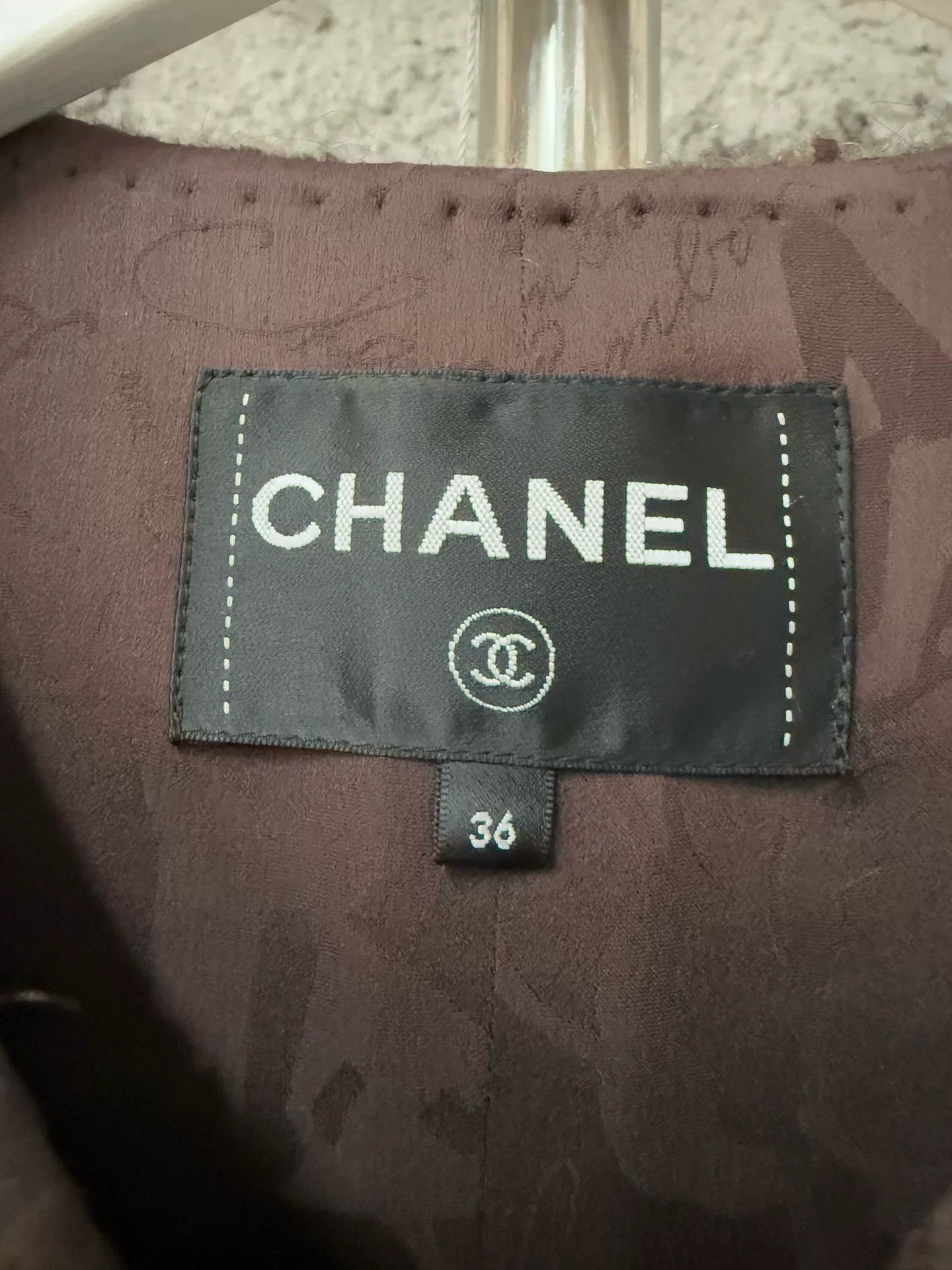 chanel forest series tweed jacket