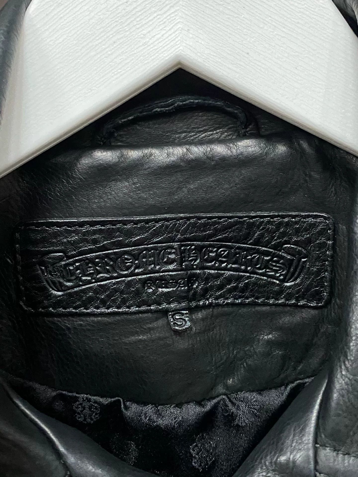 Chrome Hearts chrome hearts black leather jacket size s Size US S / EU 44-46 / 1 - 6 Thumbnail