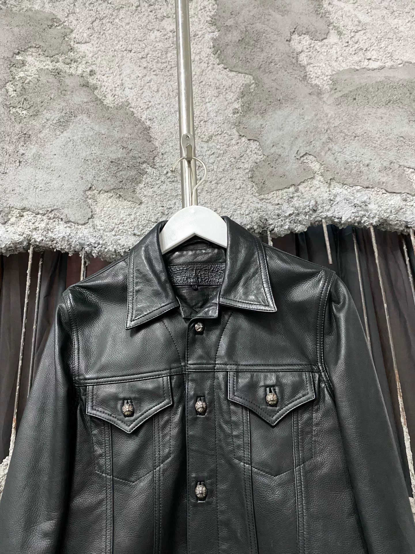 Chrome Hearts chrome hearts black leather jacket size s Size US S / EU 44-46 / 1 - 3 Thumbnail
