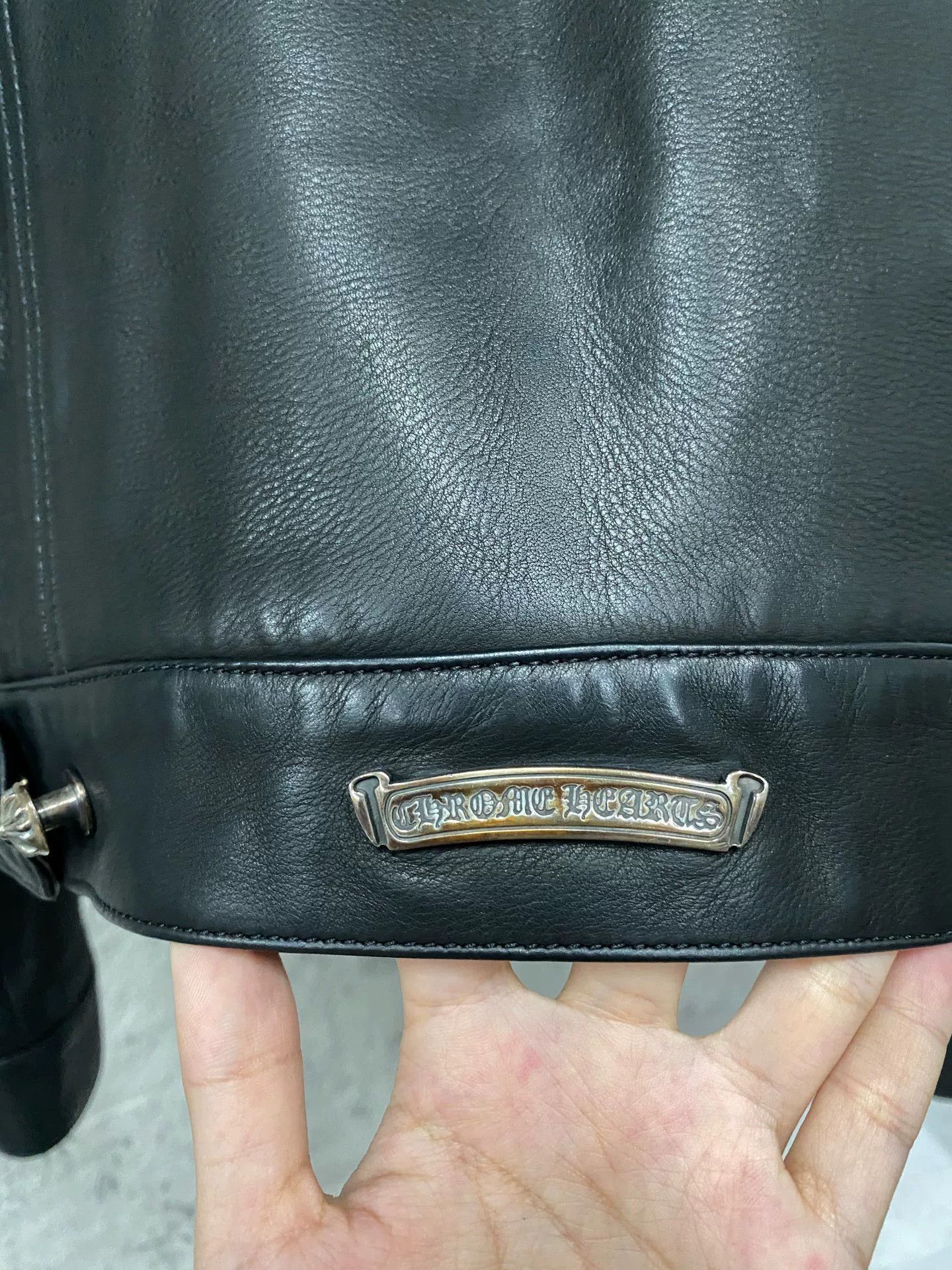 Chrome Hearts chrome hearts black leather jacket size s Size US S / EU 44-46 / 1 - 9 Thumbnail