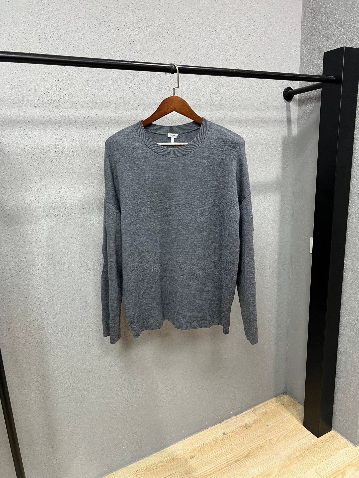 Loewe Loewe Gray Wool Knit Sweater Size US XXL / EU 58 / 5 - 2 Thumbnail