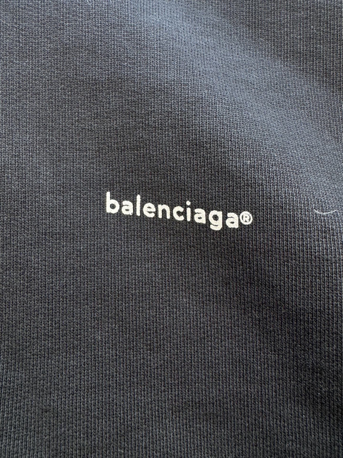 Balenciaga balenciaga black logo hoodie size M Size US M / EU 48-50 / 2 - 3 Thumbnail