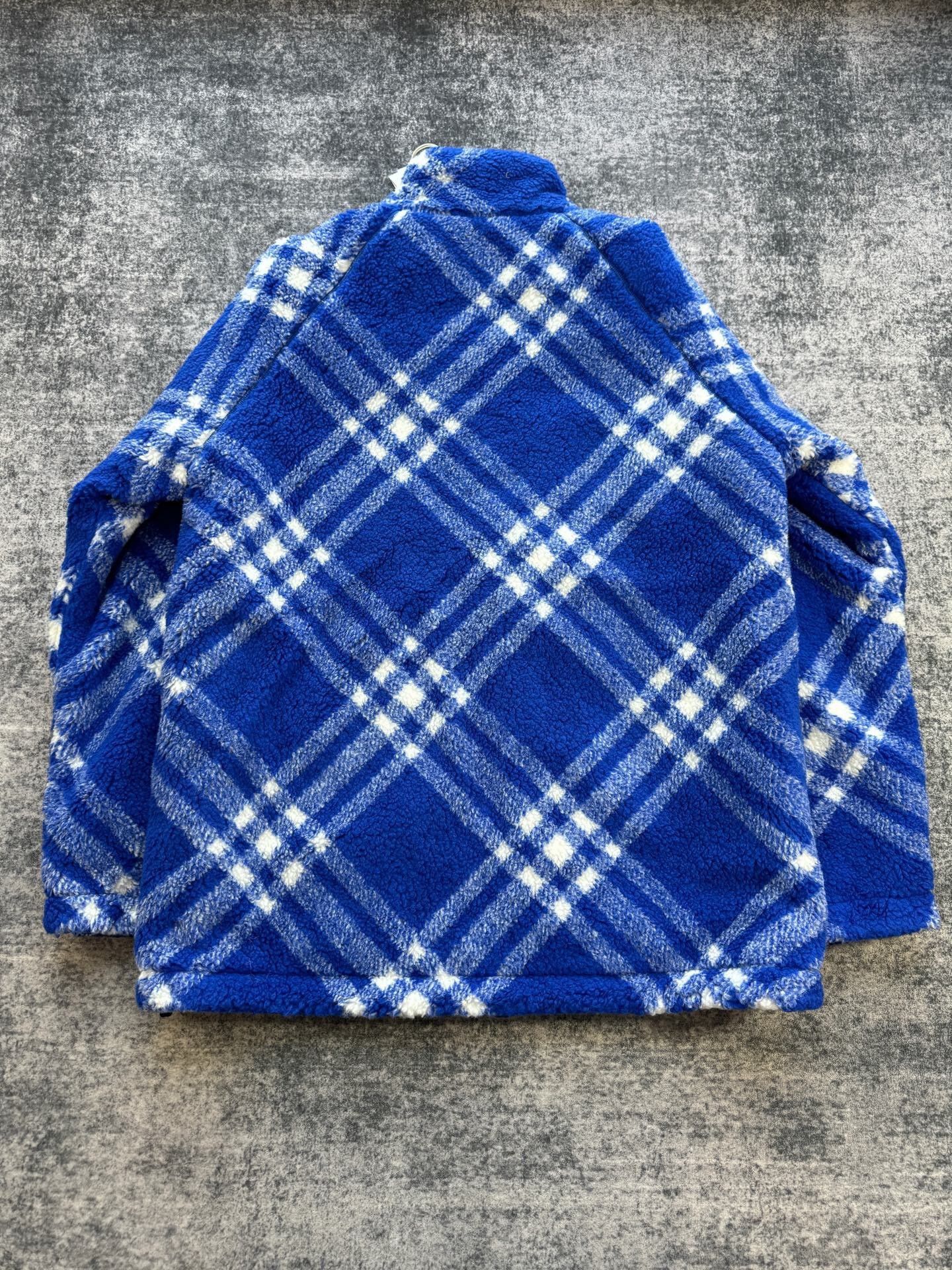 Burberry burberry blue teddy reversible cotton jacket Size US L / EU 52-54 / 3 - 2 Thumbnail
