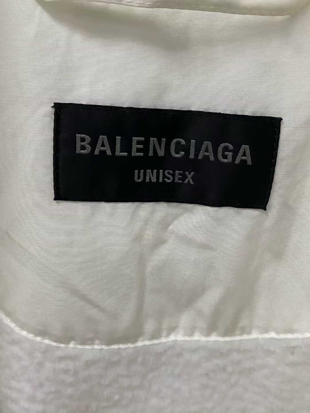 Balenciaga Balenciaga White Embroidered Logo Fleece Jacket Size XS / US 0-2 / IT 36-38 - 5 Thumbnail