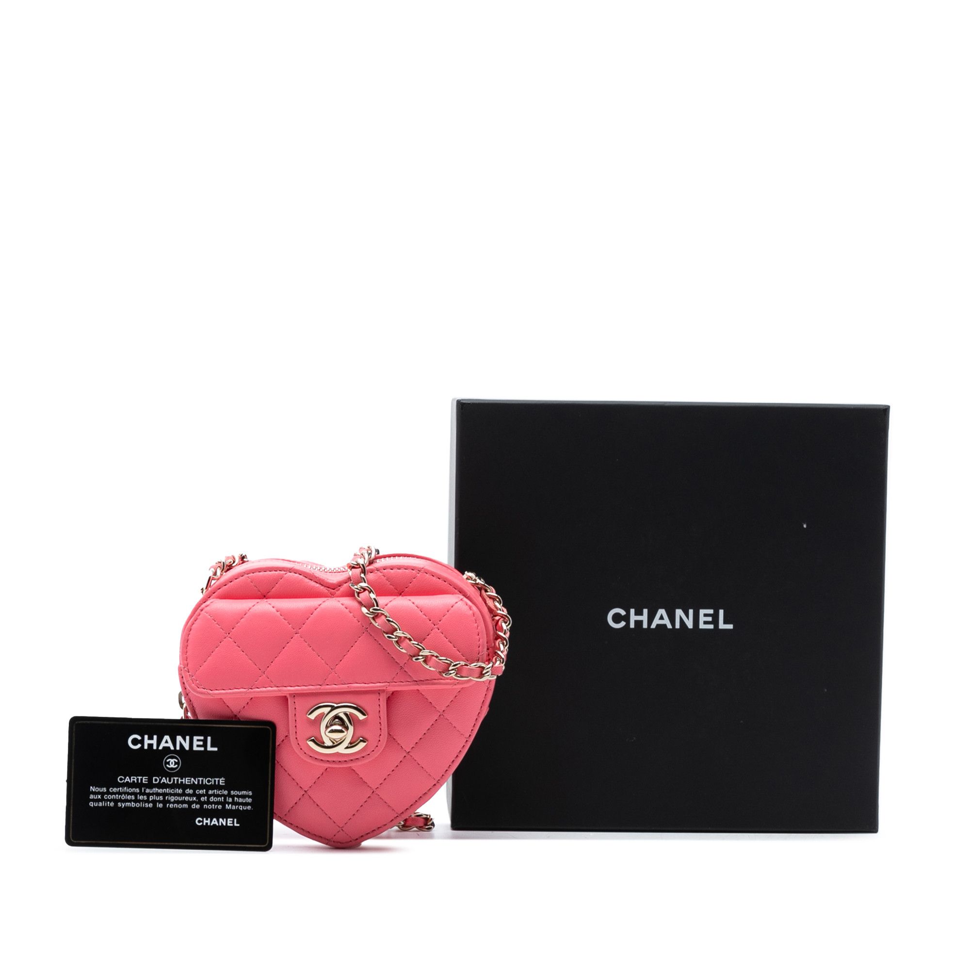 Chanel Chanel Mini Lambskin CC in Love Heart Crossbody Size ONE SIZE - 8 Thumbnail