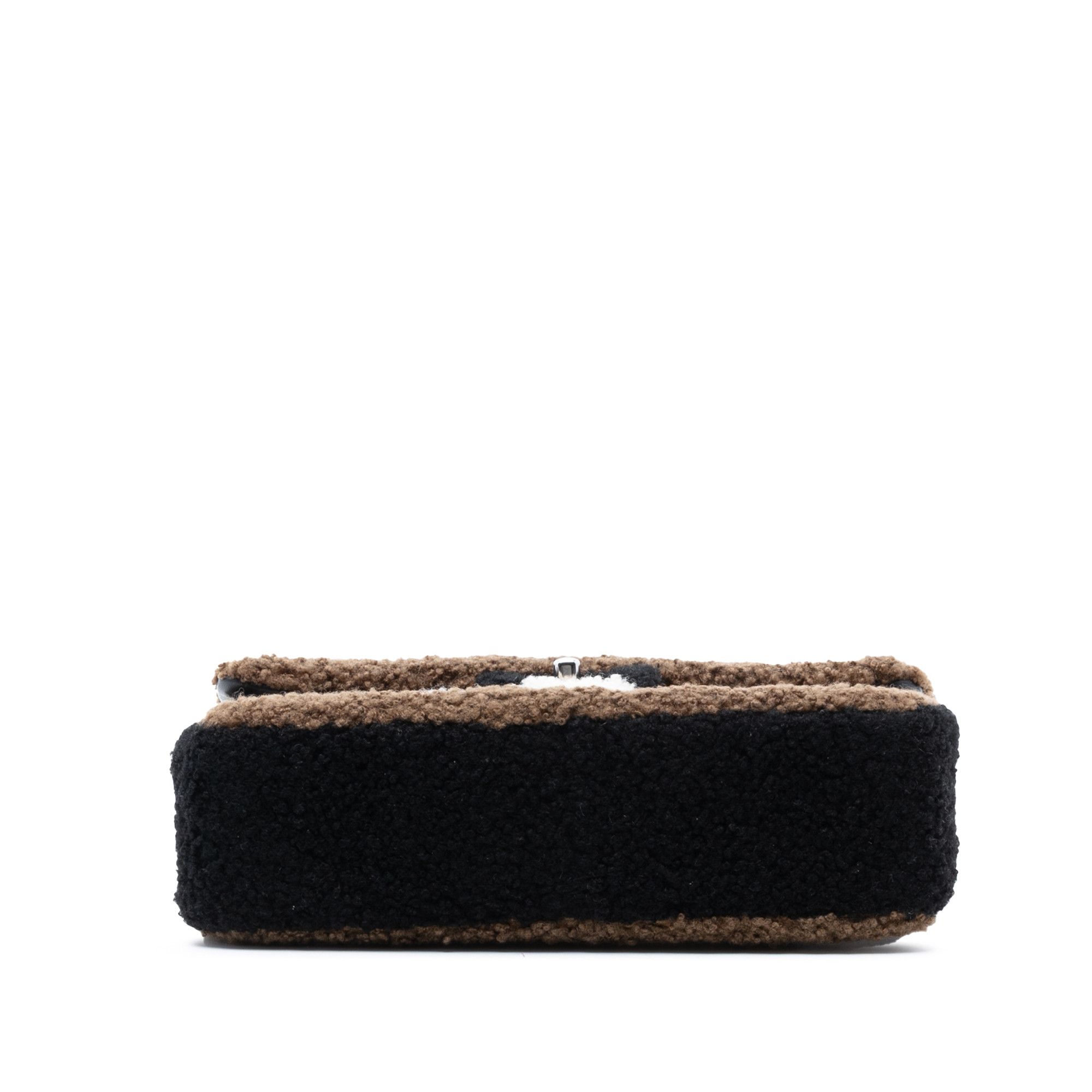 Chanel Chanel Medium Classic Tricolor Shearling Double Flap Size ONE SIZE - 3 Thumbnail