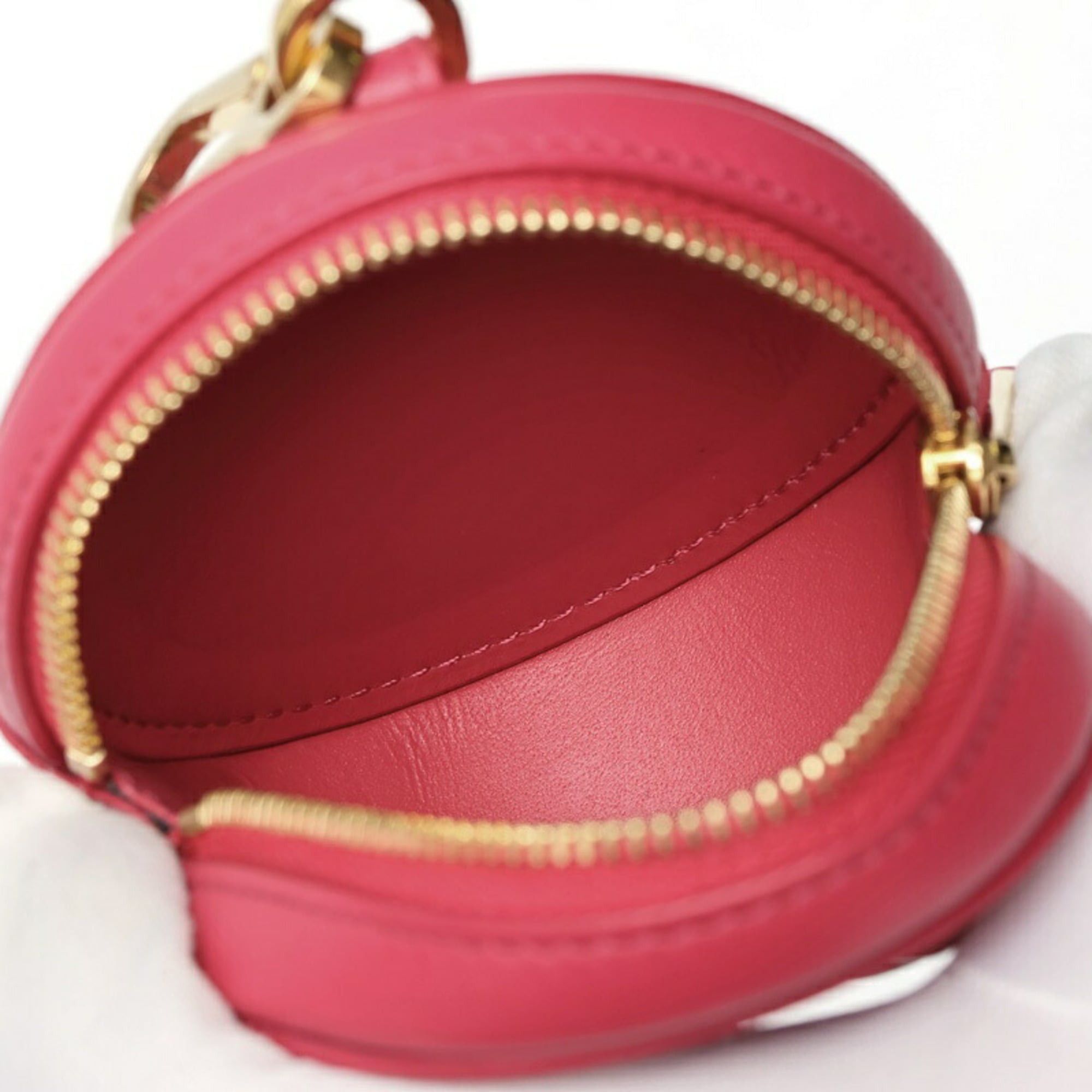 Loewe LOEWE Cookie Pouch Mini Coin Case Leather Pink S-159567 Size ONE SIZE - 5 Thumbnail