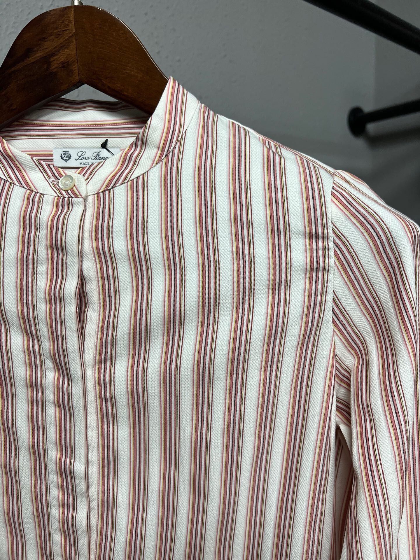 Loro Piana Loro Piana Striped Long Sleeve Shirt Size US M / EU 48-50 / 2 - 3 Thumbnail
