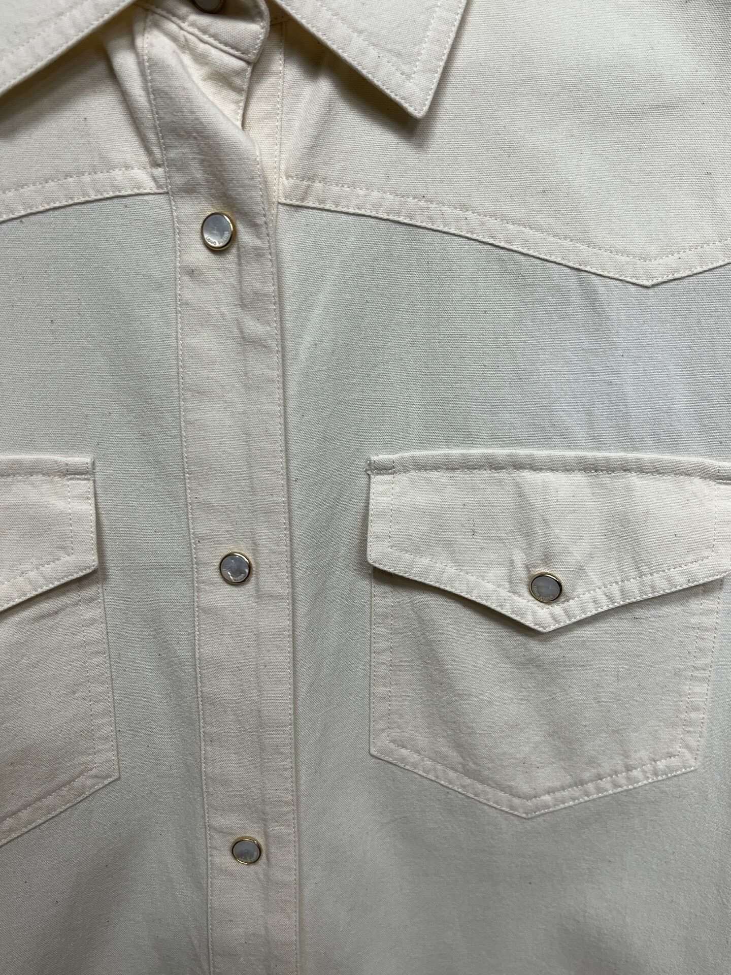 Loro Piana Loro Piana Mother-of-Pearl Button Shirt Size US L / EU 52-54 / 3 - 3 Thumbnail