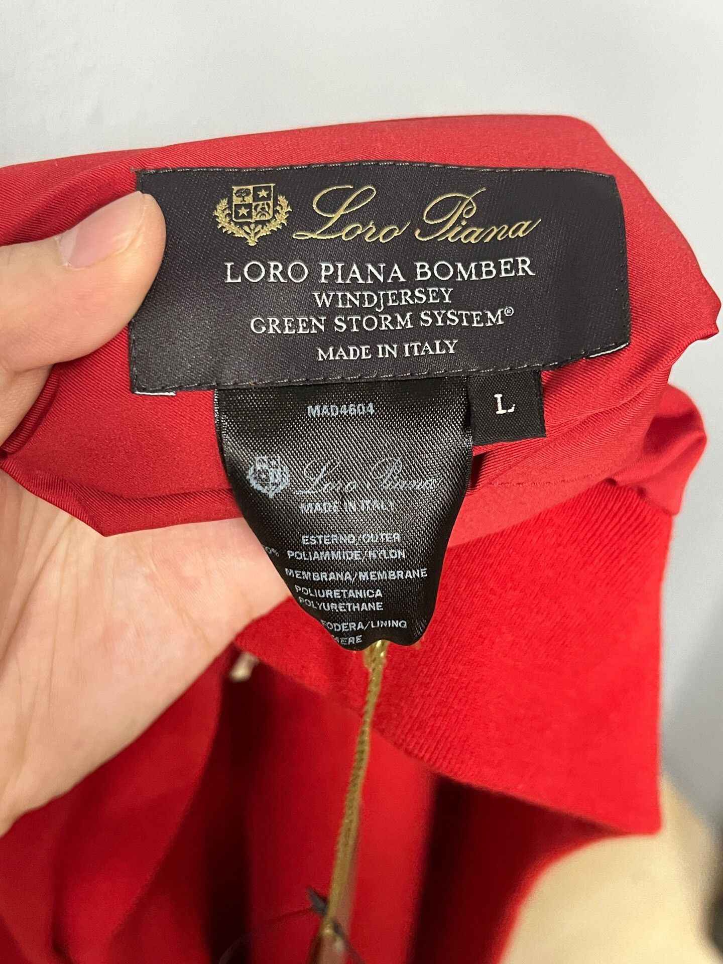 Loro Piana red reversible bomber jacket by Loro Piana Size US L / EU 52-54 / 3 - 7 Thumbnail