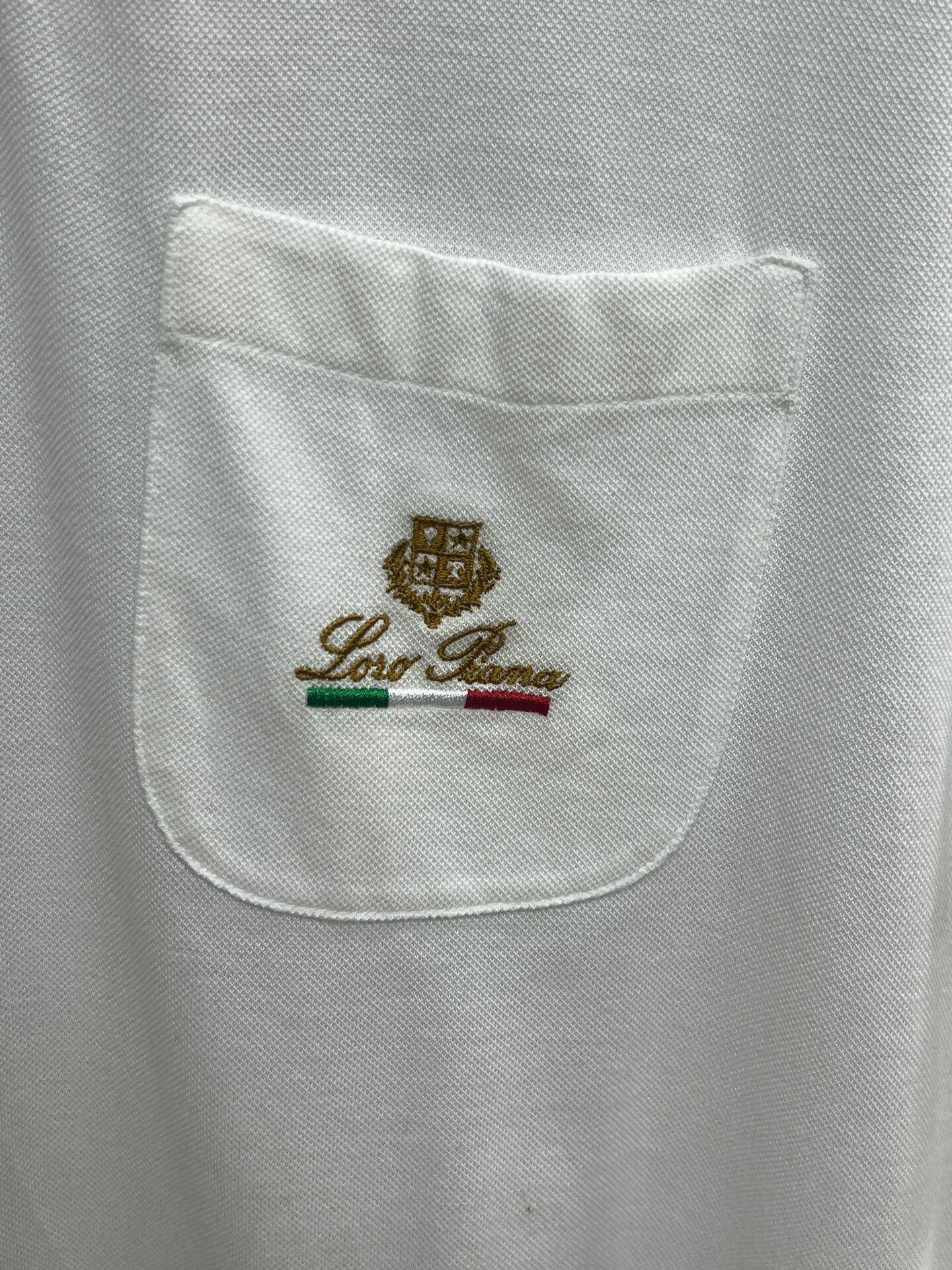 Loro Piana Loro Piana Short Sleeve Polo Shirt Size US XXL / EU 58 / 5 - 3 Thumbnail
