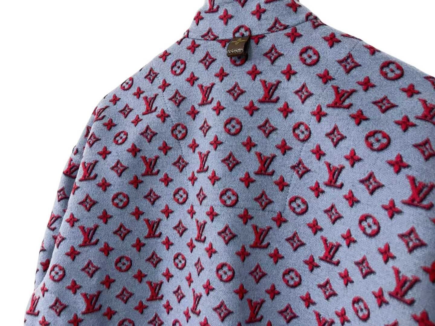 Louis Vuitton louis vuitton wool patterned coat Size M / US 6-8 / IT 42-44 - 4 Thumbnail