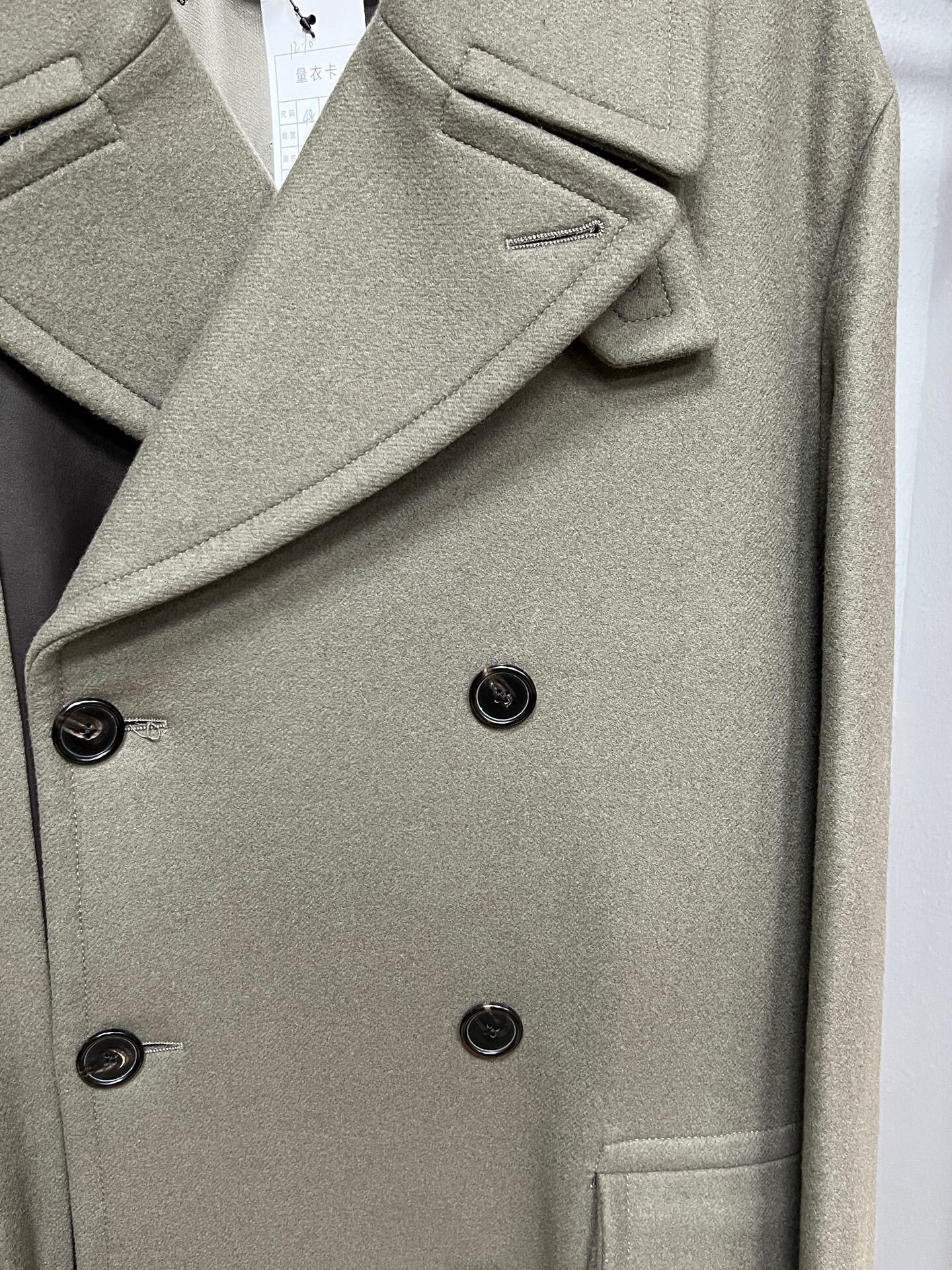 Hermes stylish hermes goatskin double-breasted coat Size US L / EU 52-54 / 3 - 3 Thumbnail