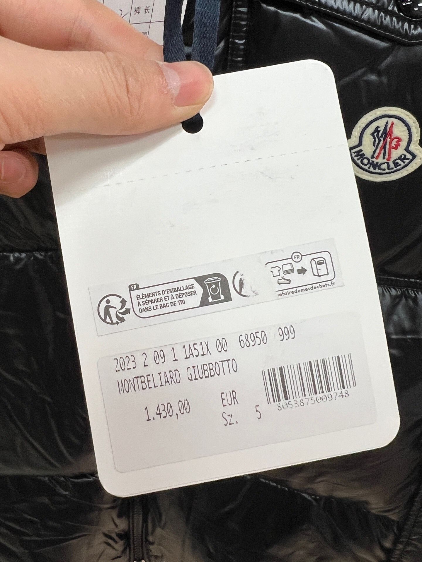 Moncler black hooded down jacket by Moncler Size US XL / EU 56 / 4 - 6 Thumbnail