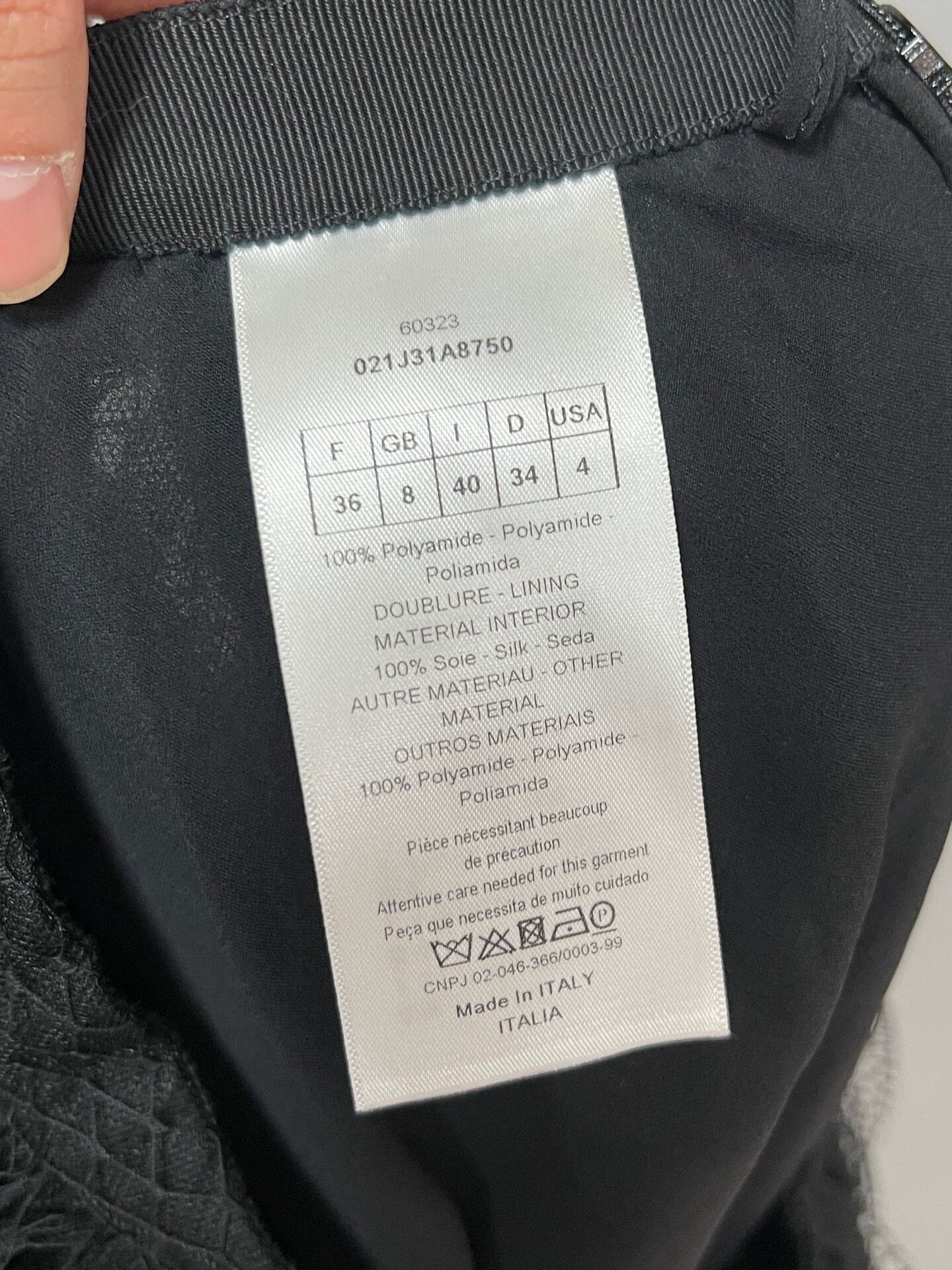 Dior classic black tulle skirt by dior Size 36" / US 14 / IT 50 - 4 Thumbnail