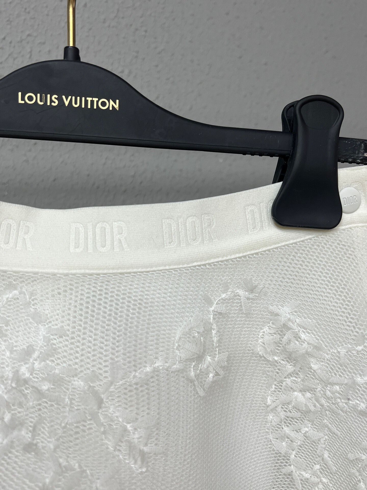 Dior Dior White Lace Midi Skirt Size XL / US 12-14 / IT 48-50 - 2 Thumbnail