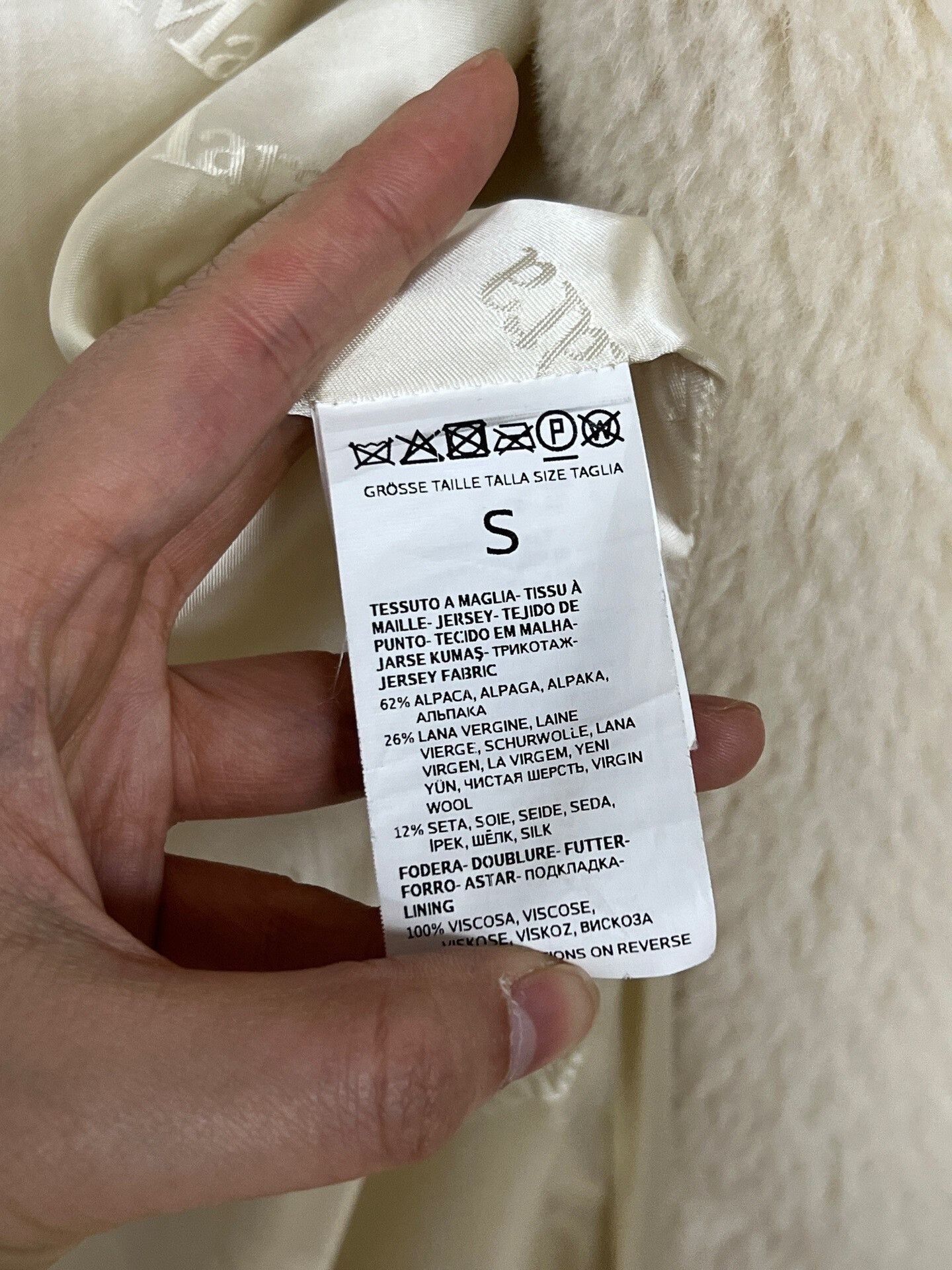 Max Mara Maxmara Beige Teddy Coat Size S Size S / US 4 / IT 40 - 4 Thumbnail