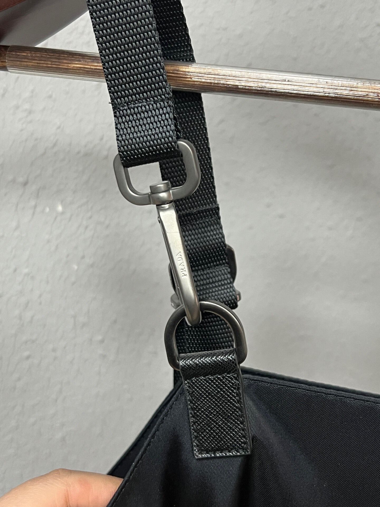 Prada prada black nylon strap skirt Size ONE SIZE - 5 Thumbnail
