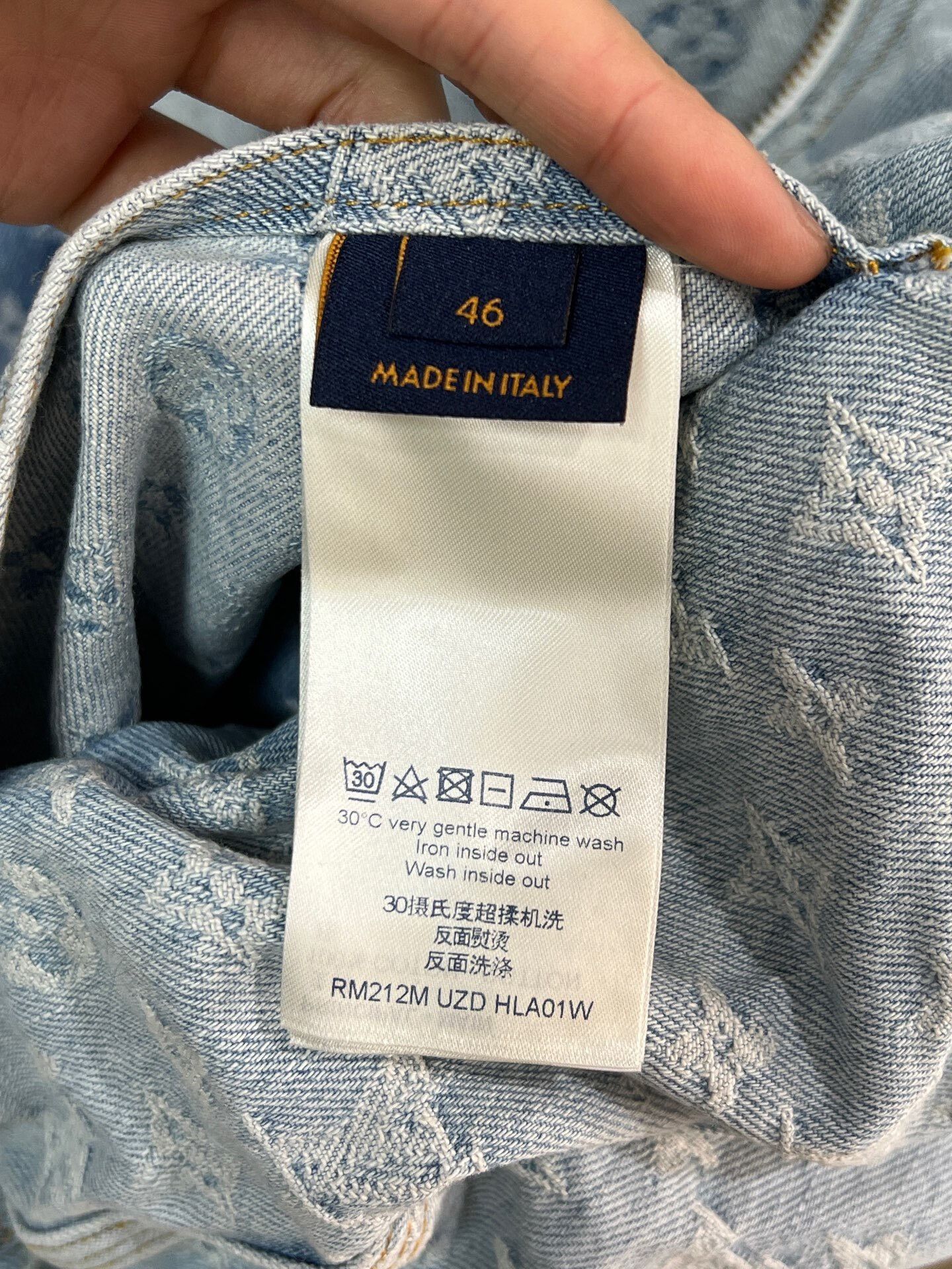 Louis Vuitton Louis Vuitton NBA Vintage Denim Hoodie Size US M / EU 48-50 / 2 - 4 Thumbnail
