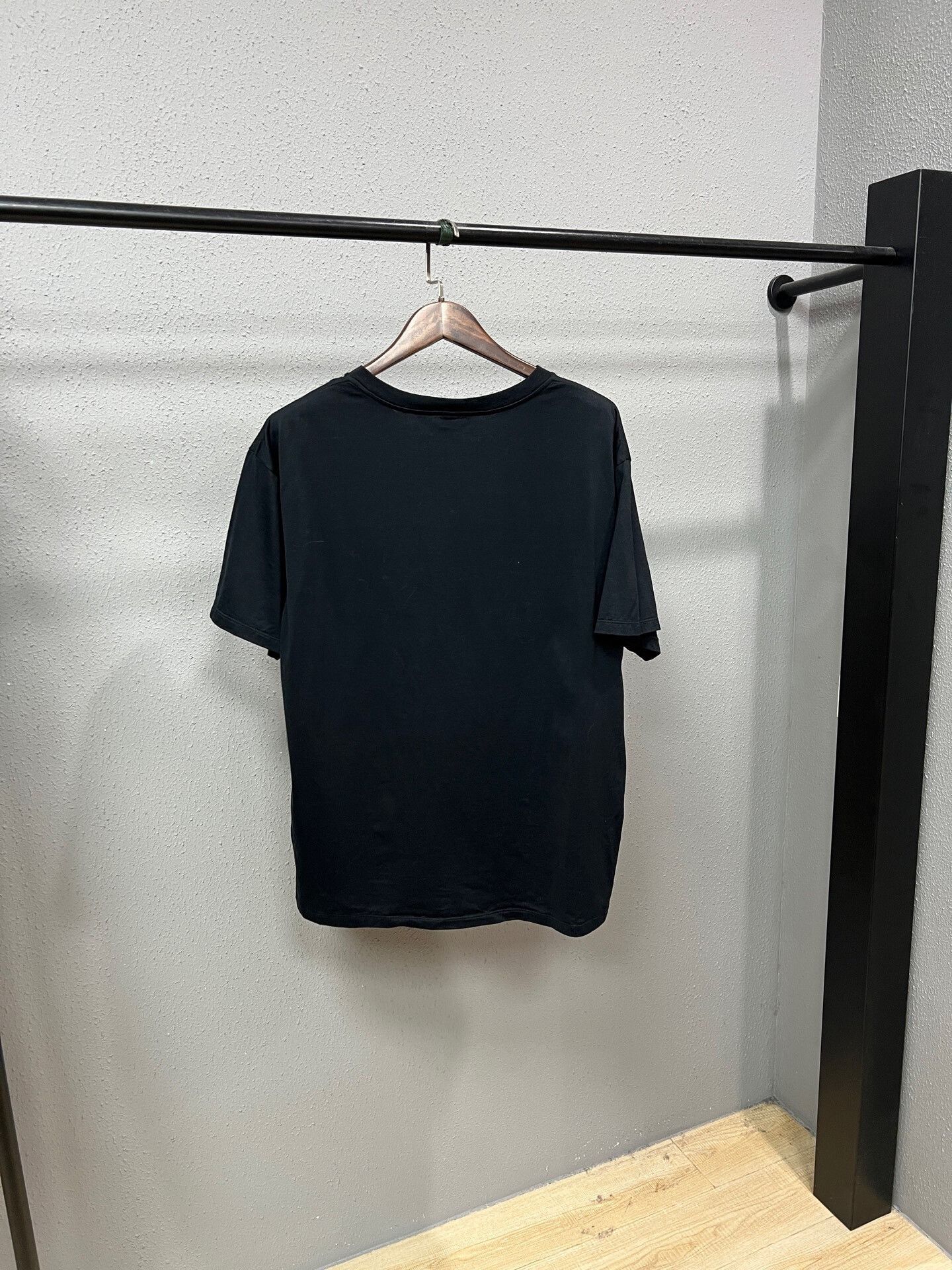 Celine Celine Black Short Sleeve Logo T-Shirt Size US XL / EU 56 / 4 - 2 Thumbnail