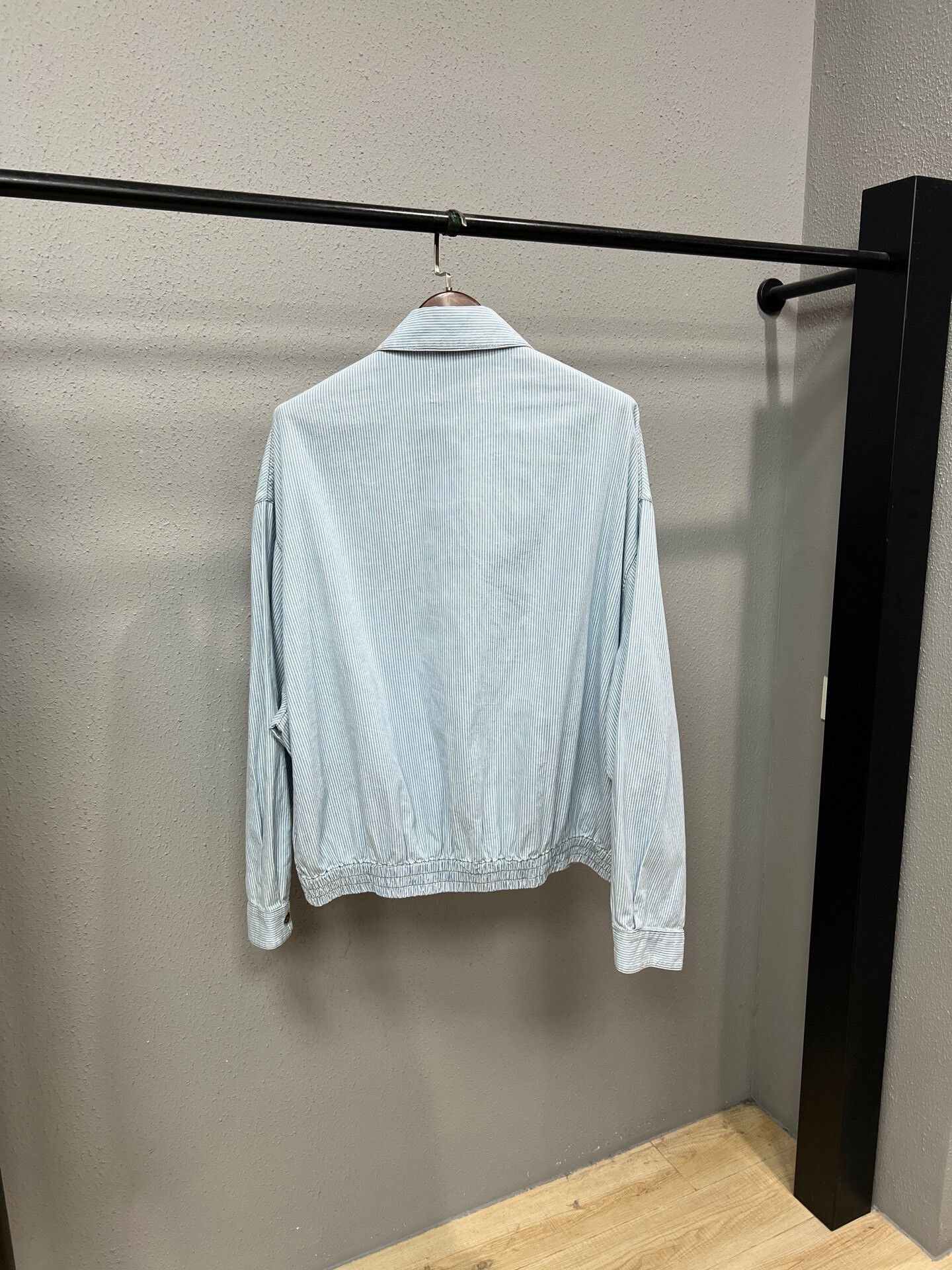 Miu Miu Miu Miu Striped Denim Jacket Size L / US 10 / IT 46 - 2 Thumbnail