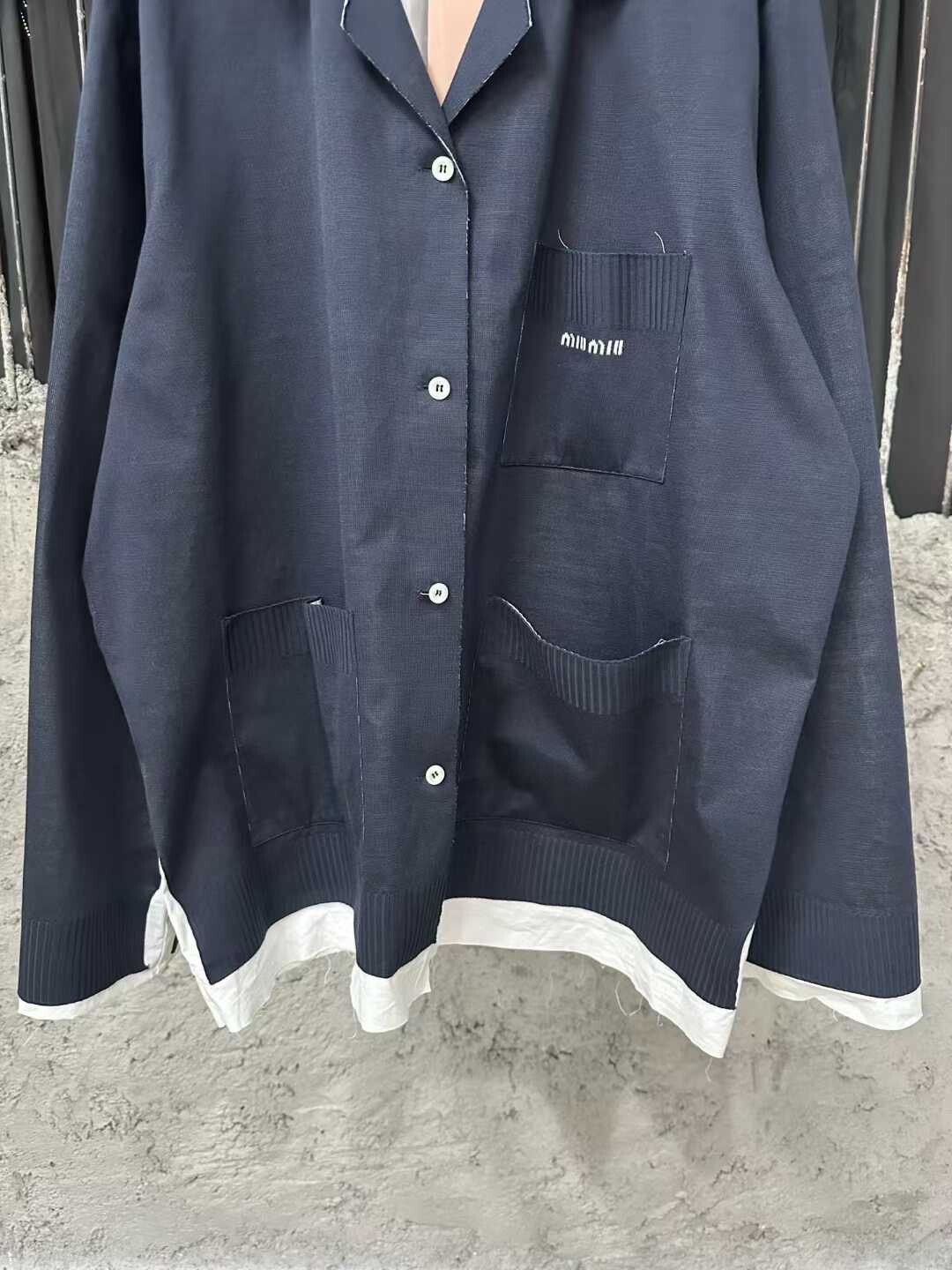 Miu Miu Miu Miu Two-Tone Knitted Jacket Size M / US 6-8 / IT 42-44 - 4 Thumbnail