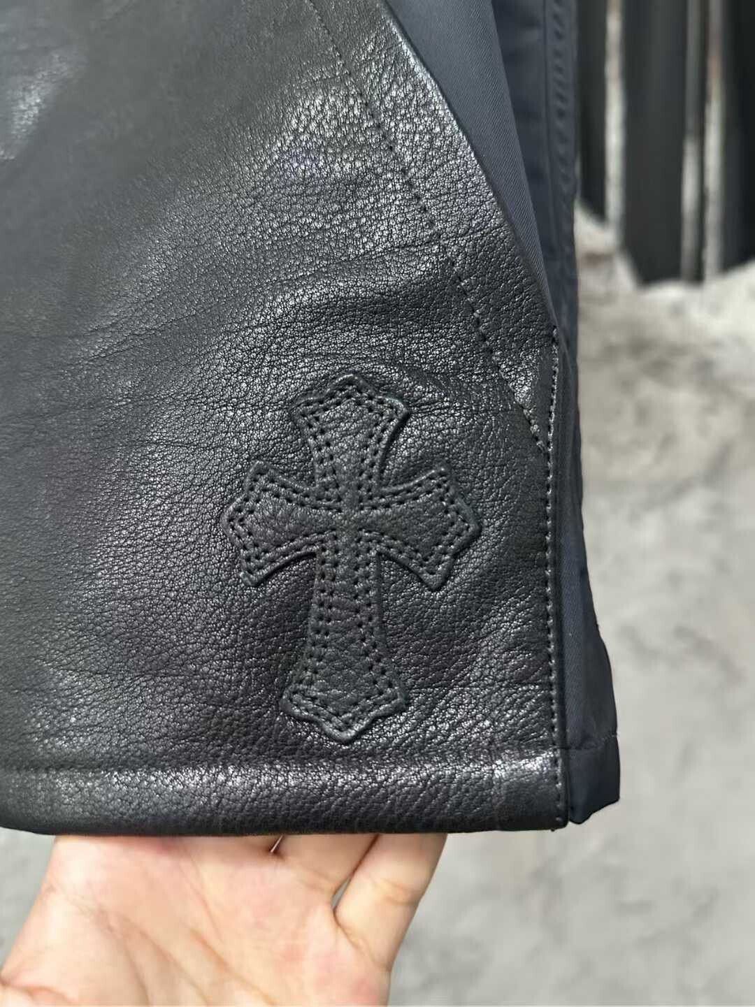 Chrome Hearts Chrome Hearts Pocket Leather Short Sleeve Jacket Size US M / EU 48-50 / 2 - 7 Thumbnail