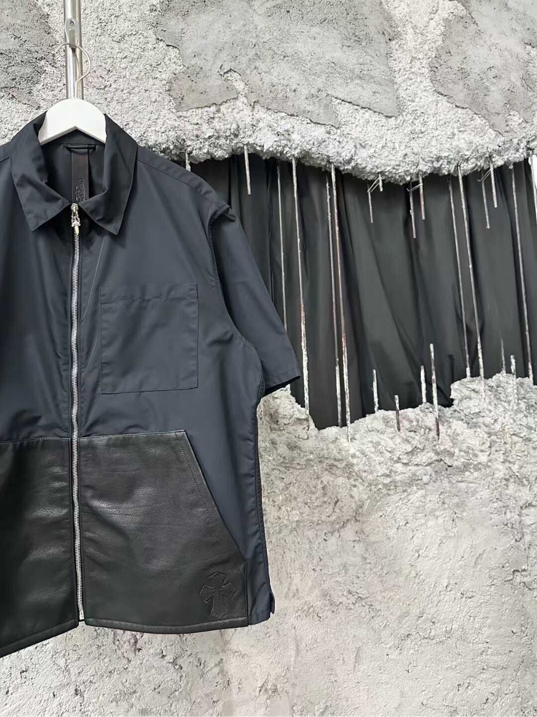 Chrome Hearts Chrome Hearts Pocket Leather Short Sleeve Jacket Size US M / EU 48-50 / 2 - 4 Thumbnail